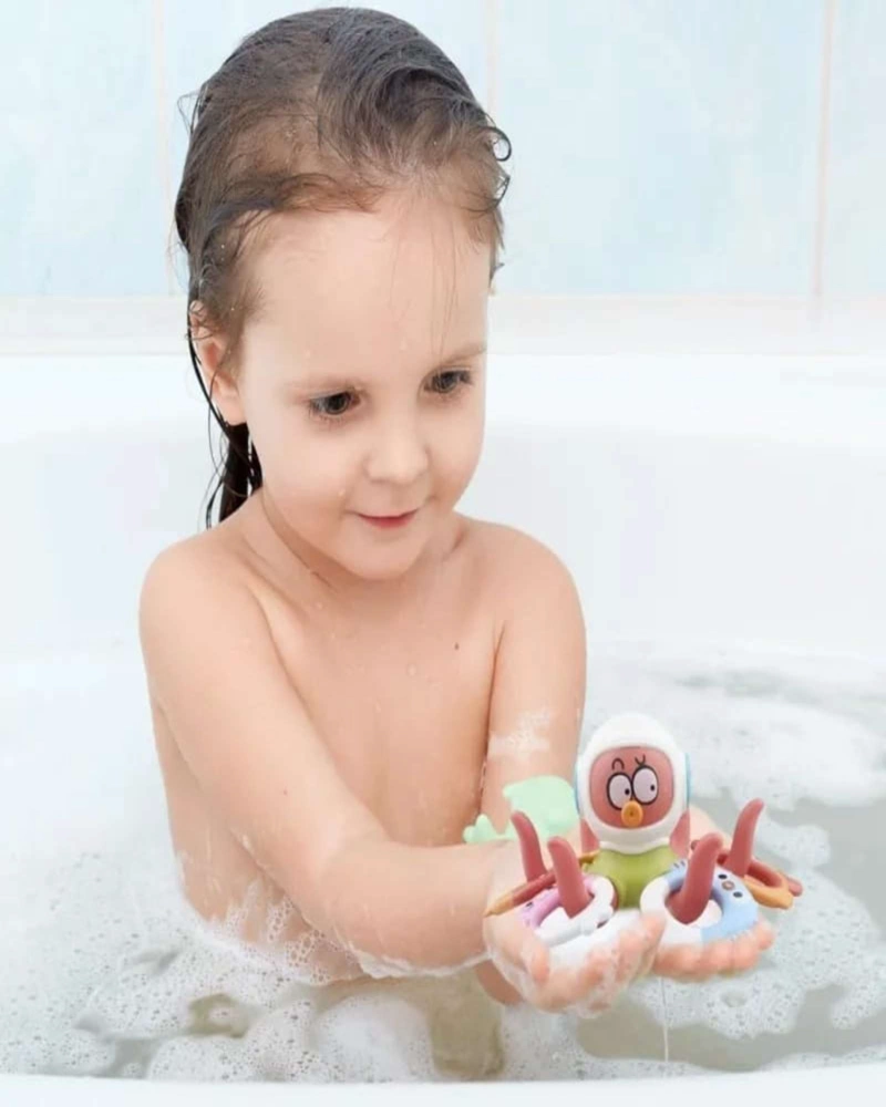 JUGUETE DE BAÑO PULPO FLOTADOR INTERACTIVO - 3