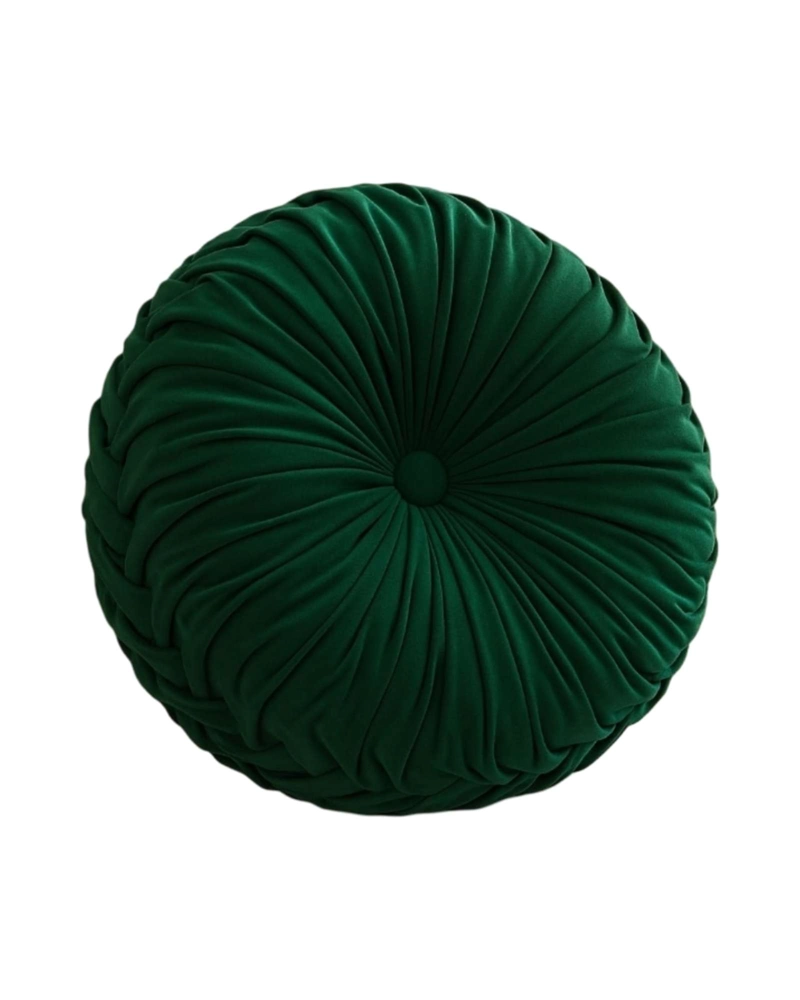 COJIN RUEDA TERCIOPELO REDONDO SOFA DECORATIVO SALON - 6