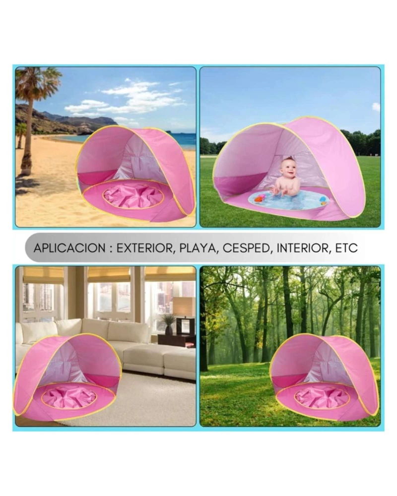 CARPA DE PLAYA O CAMPING BEBE NIÑA - 2