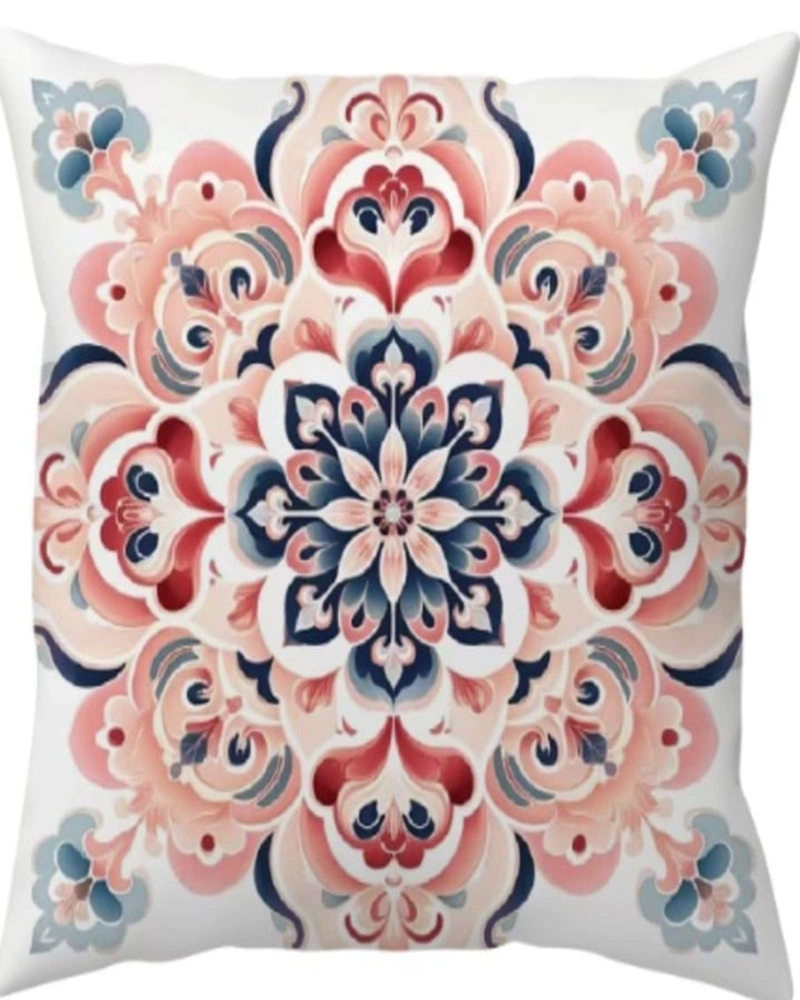 FUNDAS DE COJIN MANDALA ESTAMPADAS PACK DE 2 PIEZAS - 1