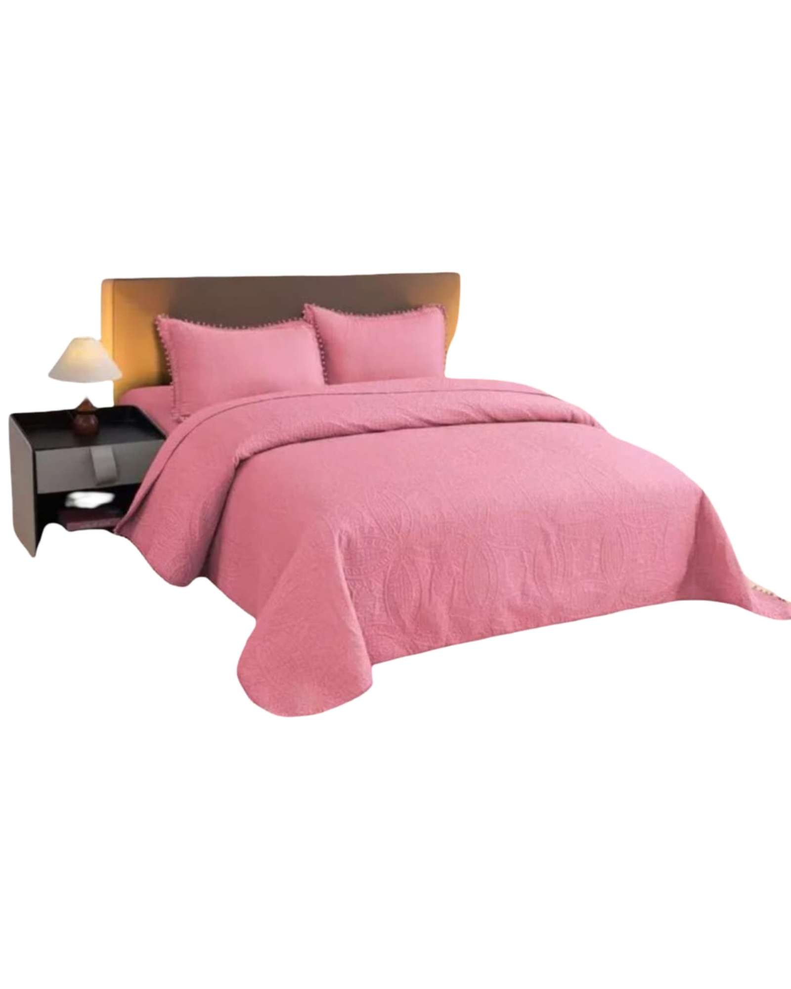 CUBRECAMA CON POMPONES 2 PLAZAS - 1