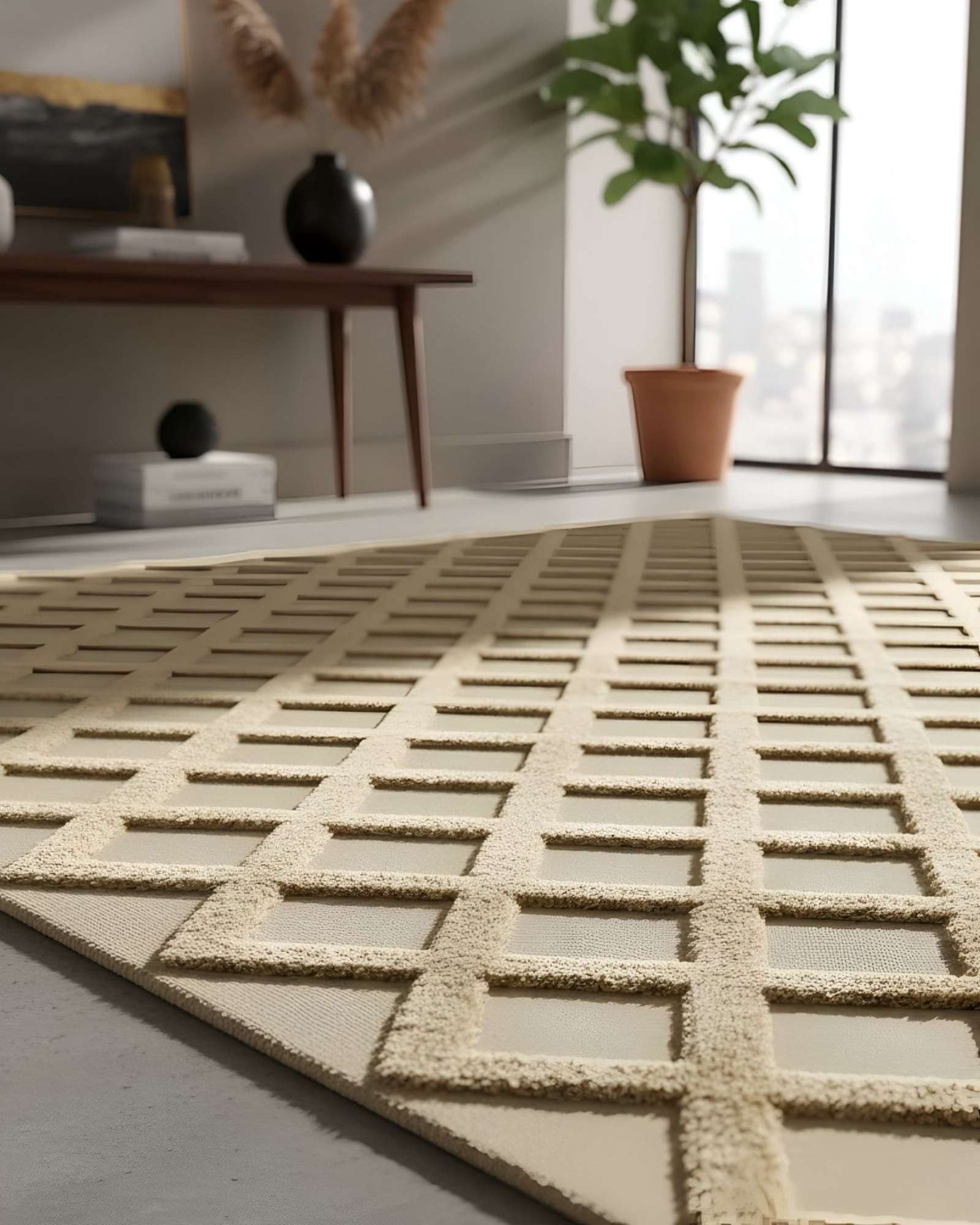 ALFOMBRA MODERNA JACQUARD BICOLOR 180X200 - 4