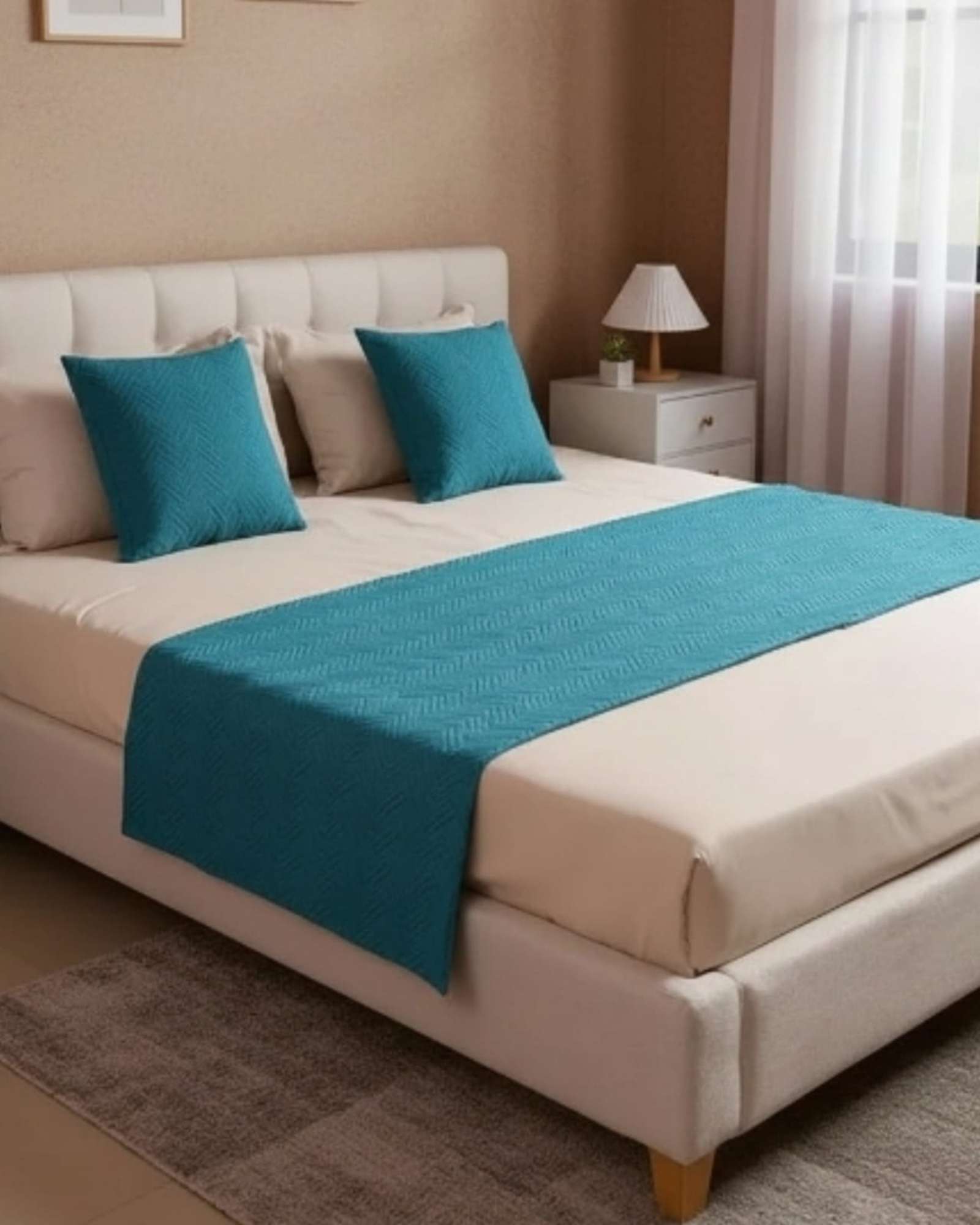 SET DE PIECERAS PLUSH + FUNDAS DE COJIN 45×45 - 4