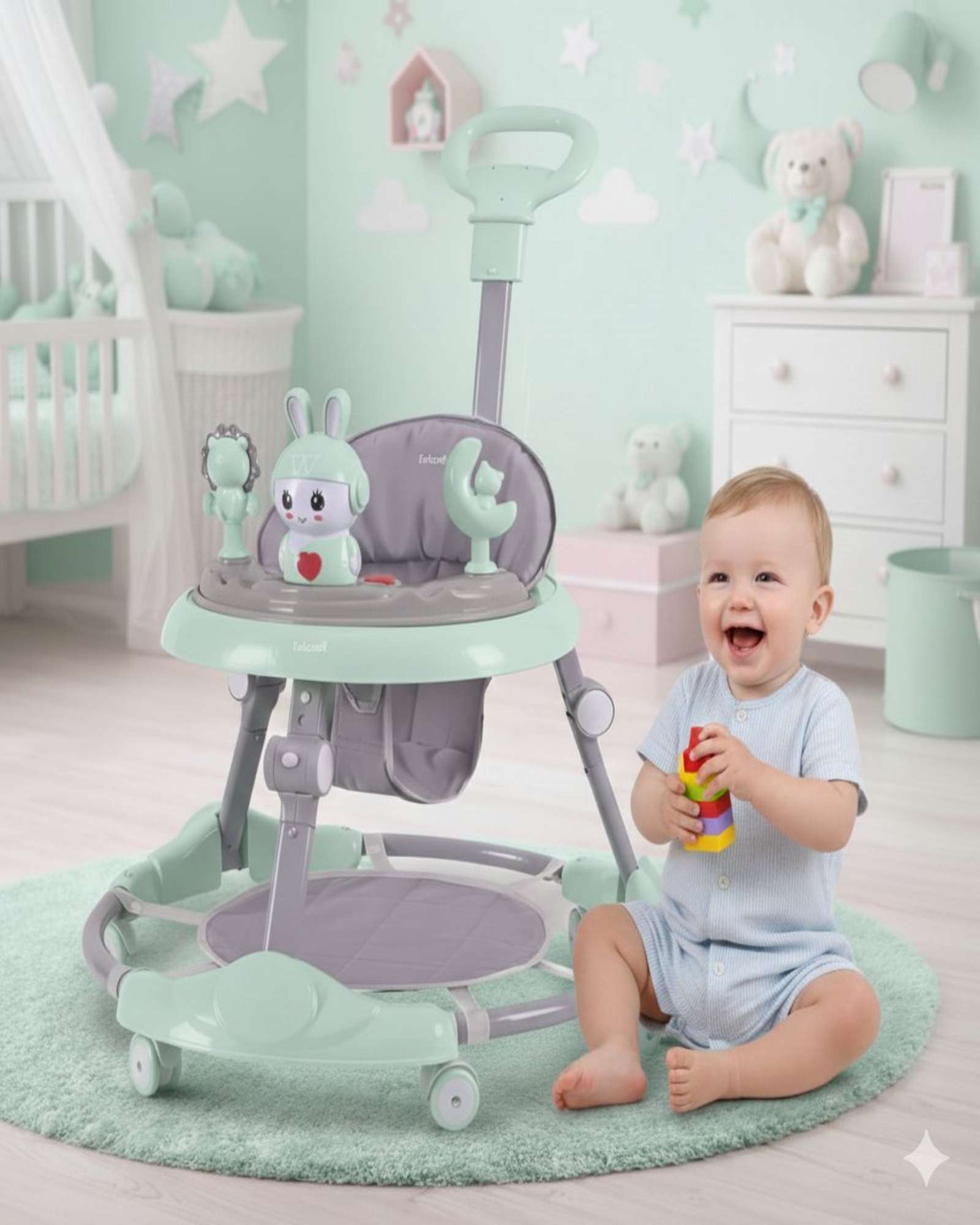 ANDADOR PARA BEBE CON JUEGOS INTERACTIVOS - SEGURIDAD Y DIVERSION EN SUS PRIMEROS PASOS - 1