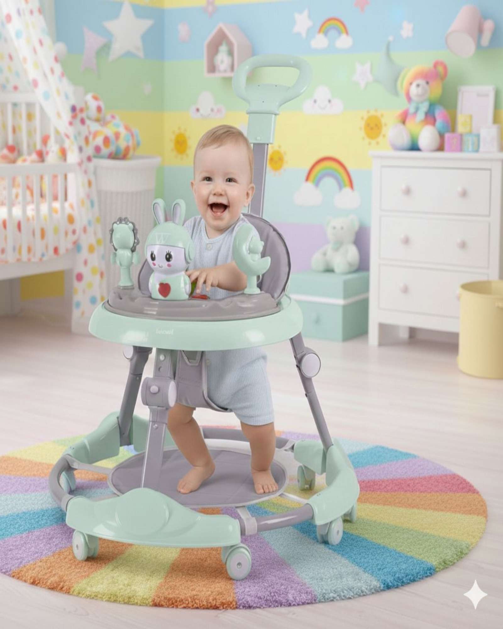 ANDADOR PARA BEBE CON JUEGOS INTERACTIVOS - SEGURIDAD Y DIVERSION EN SUS PRIMEROS PASOS - 3
