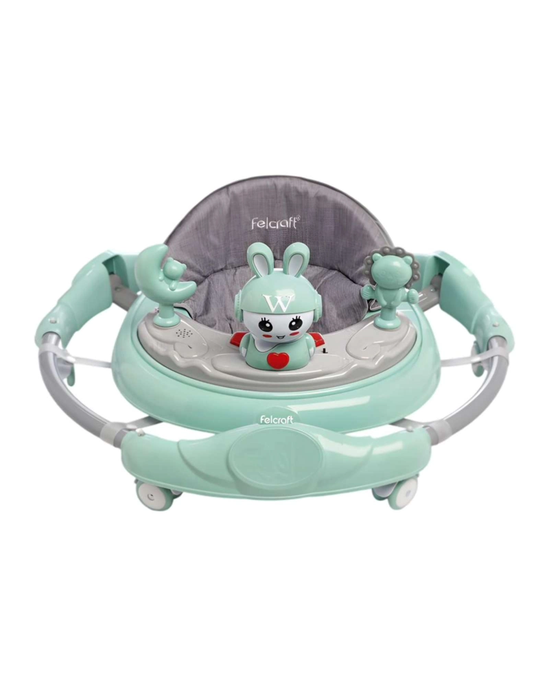 PACK 2 ANDADOR DE BEBE GEMELOS CON JUEGOS INTERACTIVOS VERDE MENTA - 5