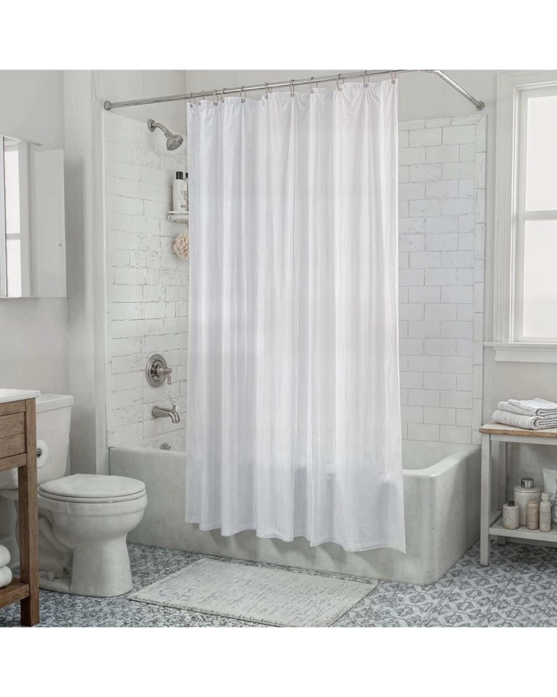 CORTINA DE BAÑO TELA GE NERO + FORRO IMPERMEABLE - 6
