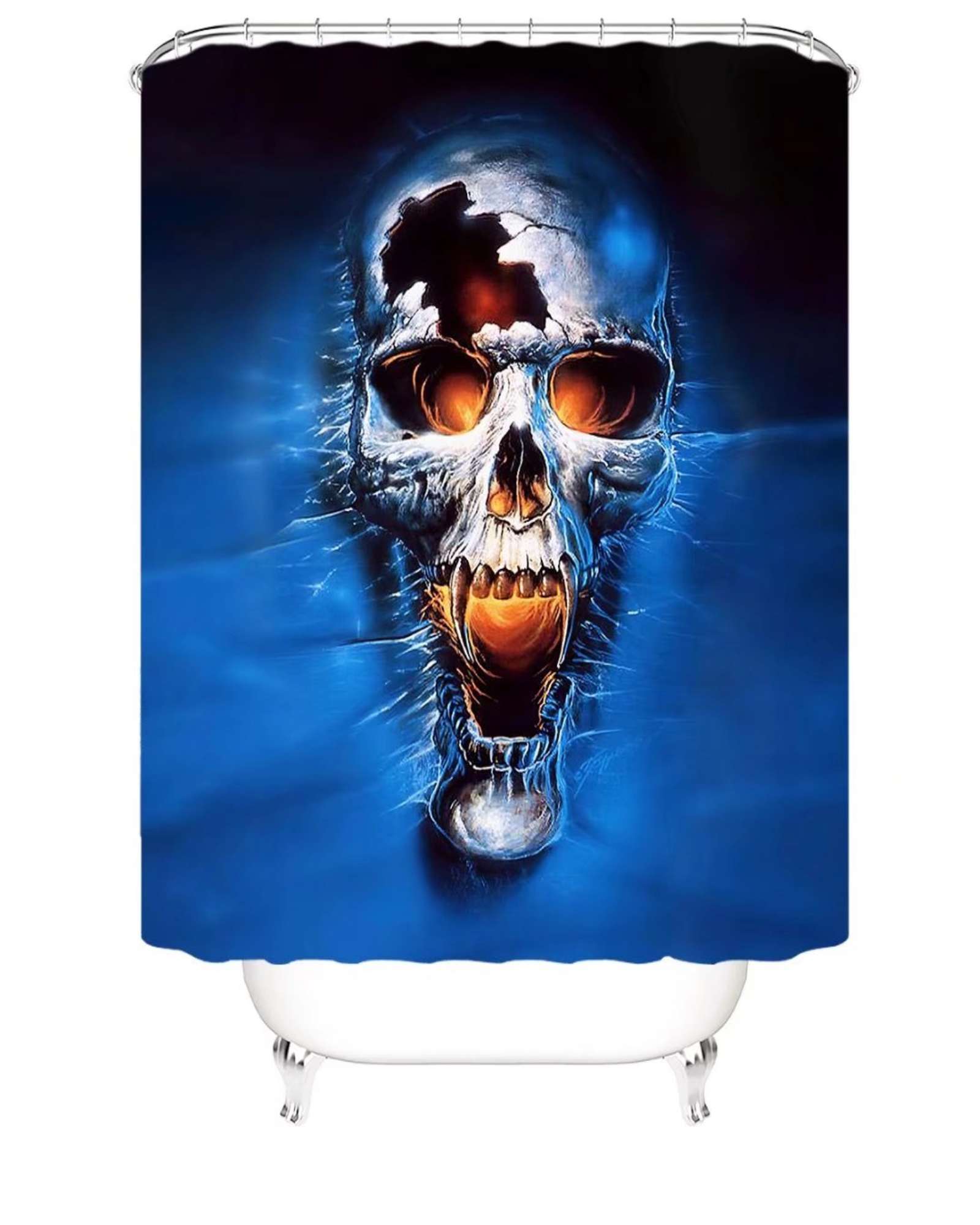 CORTINA DE BAÑO TELA GE NERO + FORRO IMPERMEABLE - 5