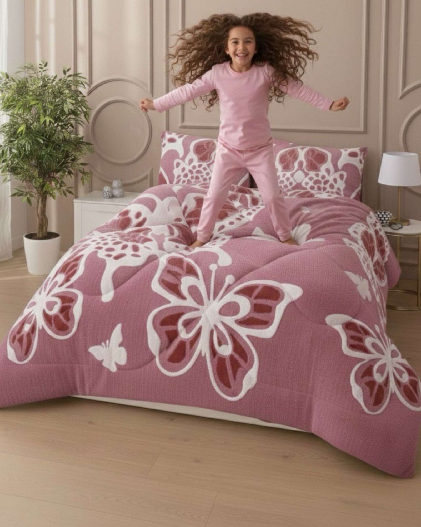 CUBRECAMA 2 PLAZAS CHIPORRO DISEÑO JACQUARD EXTRA SUAVE - 5