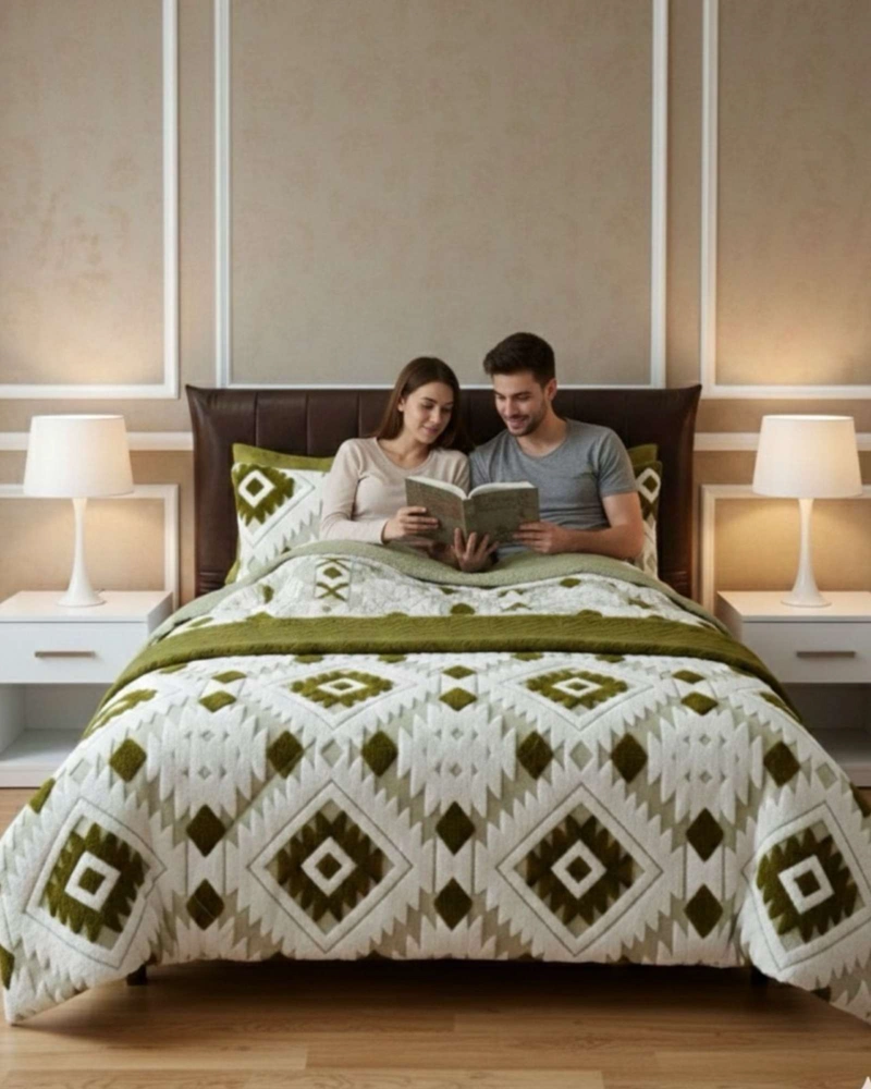CUBRECAMA 2 PLAZAS CHIPORRO DISEÑO JACQUARD EXTRA SUAVE - 2