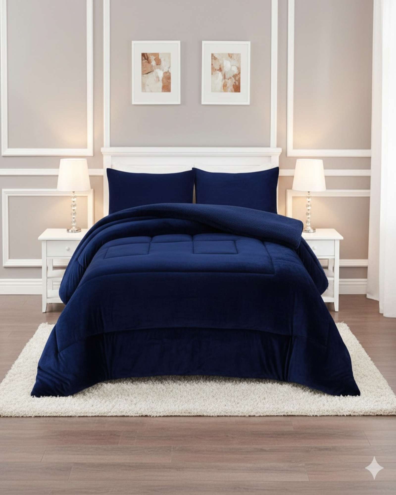 CUBRECAMA PREMIUM PLUSH Y CHIPORRO - INVIERNO KING - 1