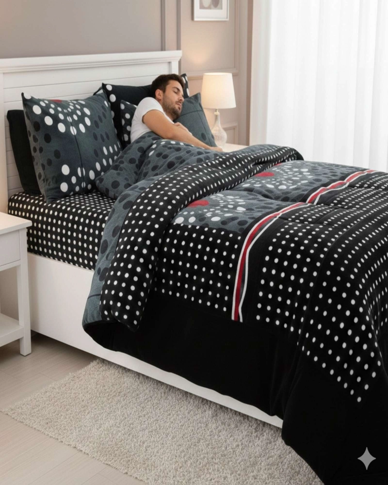 CUBRECAMA PREMIUM PLUSH Y CHIPORRO - INVIERNO KING - 5