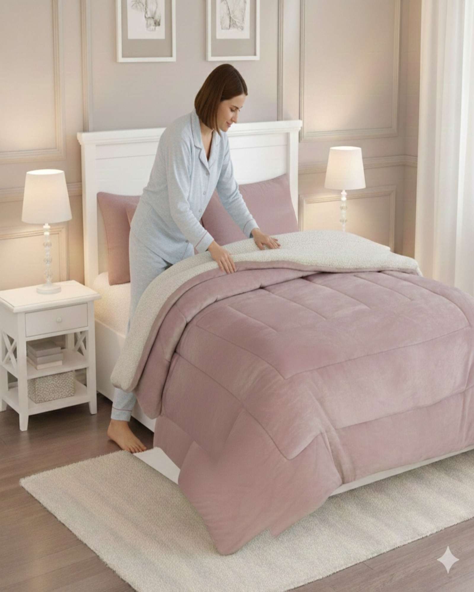 CUBRECAMA PREMIUM PLUSH Y CHIPORRO - INVIERNO KING - 3