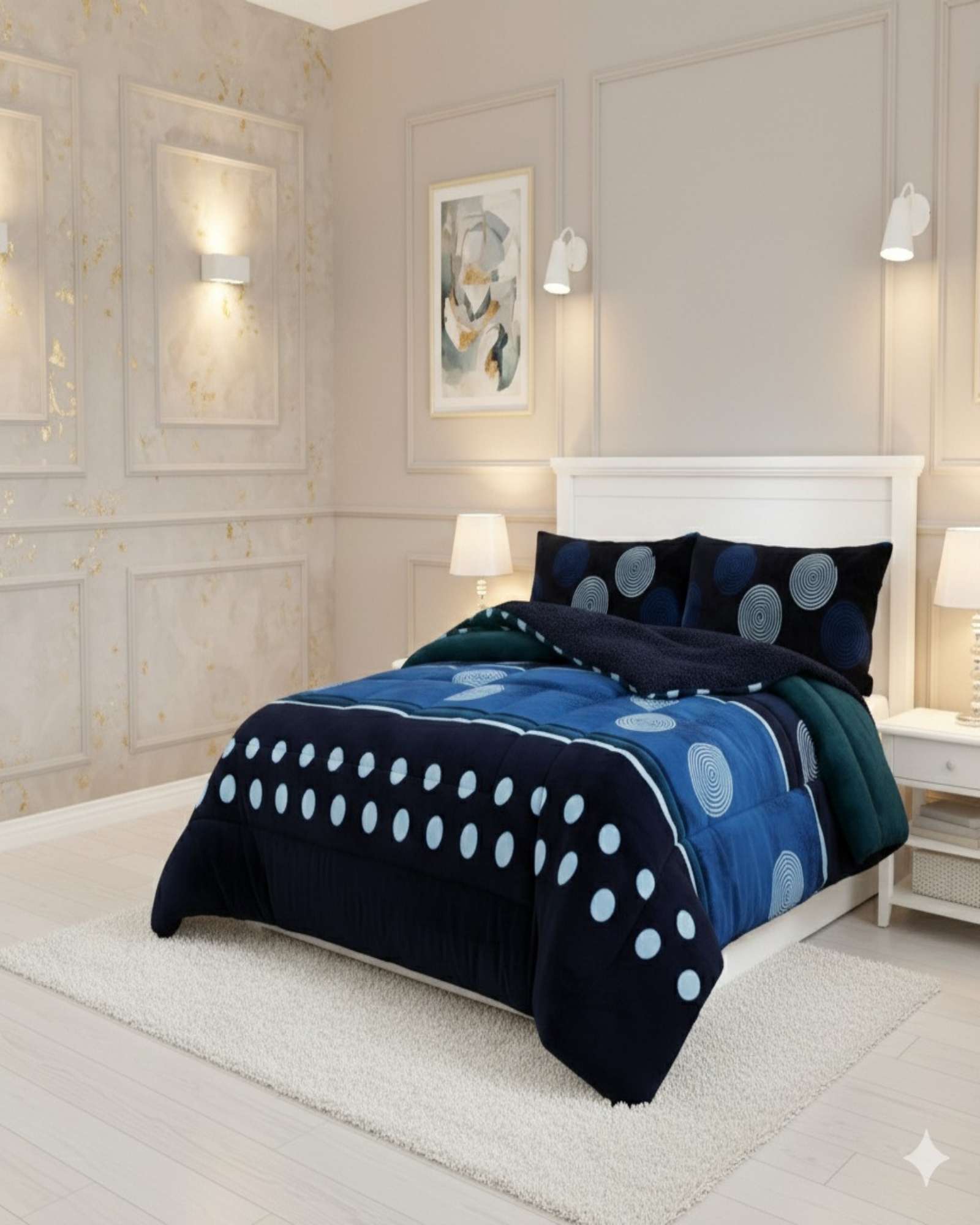 CUBRECAMA PREMIUM PLUSH Y CHIPORRO - INVIERNO KING - 4
