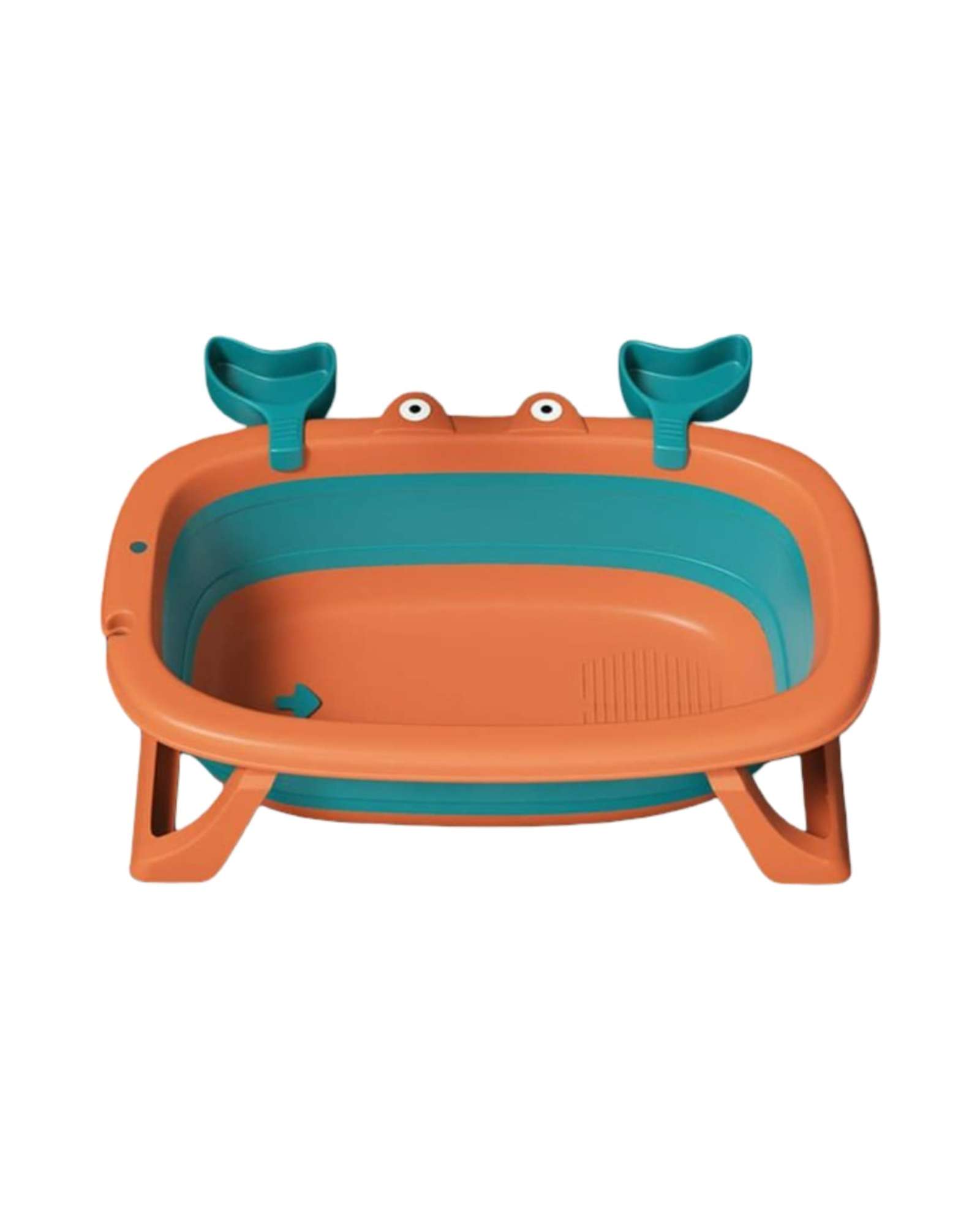 BAÑERA BEBE TINA PLEGABLE CANGREJO NARANJA - 1