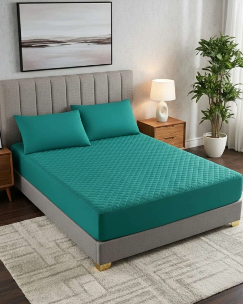 CUBRECOLCHON IMPERMEABLE 2 PLAZAS PROTECCION TOTAL Y MAXIMO CONFORT - 2