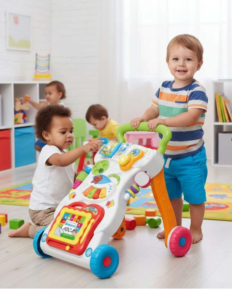 ANDADOR CAMINADOR BEBE  2 EN 1 DIDACTICO E INTERACTIVO - 7