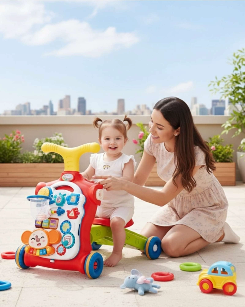 CAMINADOR MODELO SCOOTER MUSICAL MULTIFUNCIONAL 5 EN 1 - 7