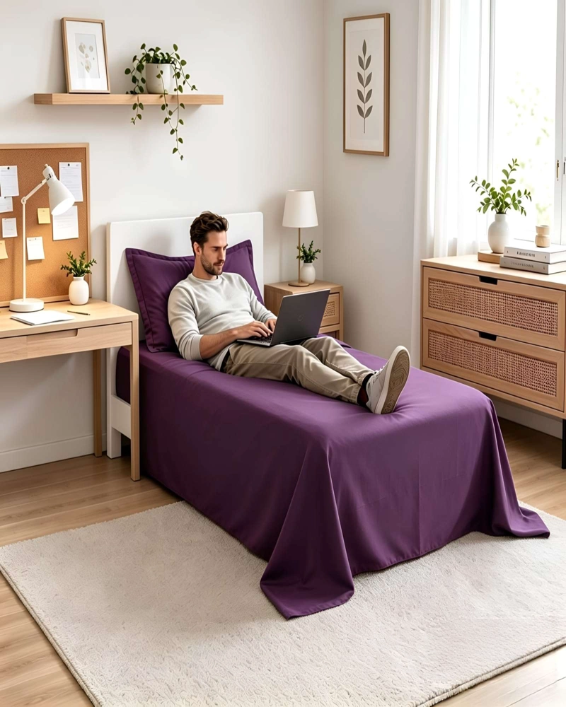 JUEGO DE SABANAS POLAR PREMIUM PLAZA Y MEDIA TERMICAS EXTRA SUAVES - 1