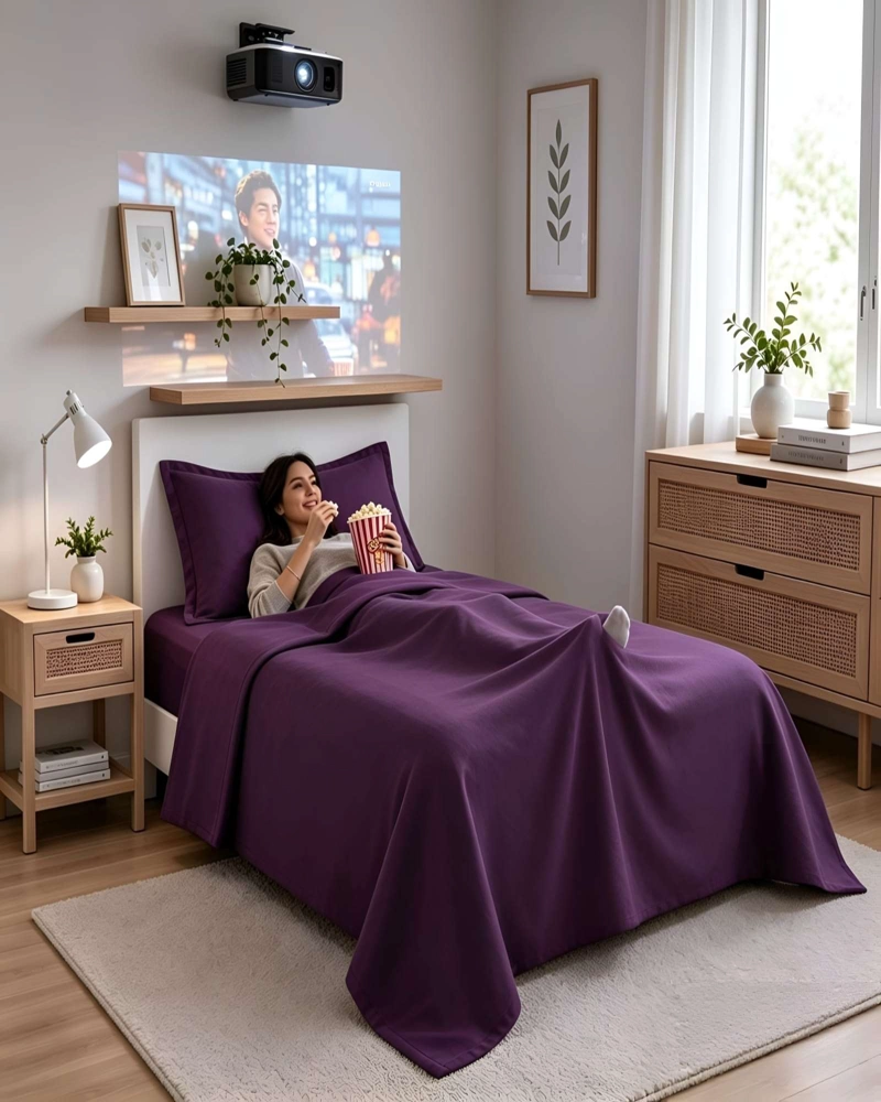 JUEGO DE SABANAS POLAR PREMIUM PLAZA Y MEDIA TERMICAS EXTRA SUAVES - 6
