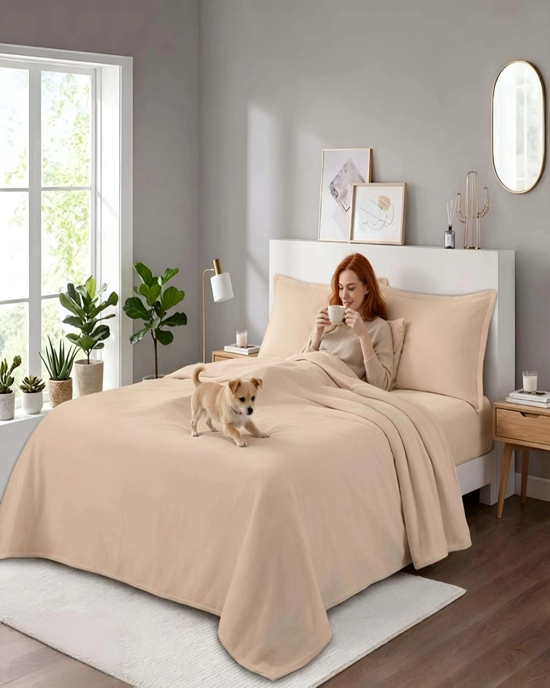 JUEGO DE SABANAS PARA INVIERNO DE POLAR KING EXTRA SUAVES - 5