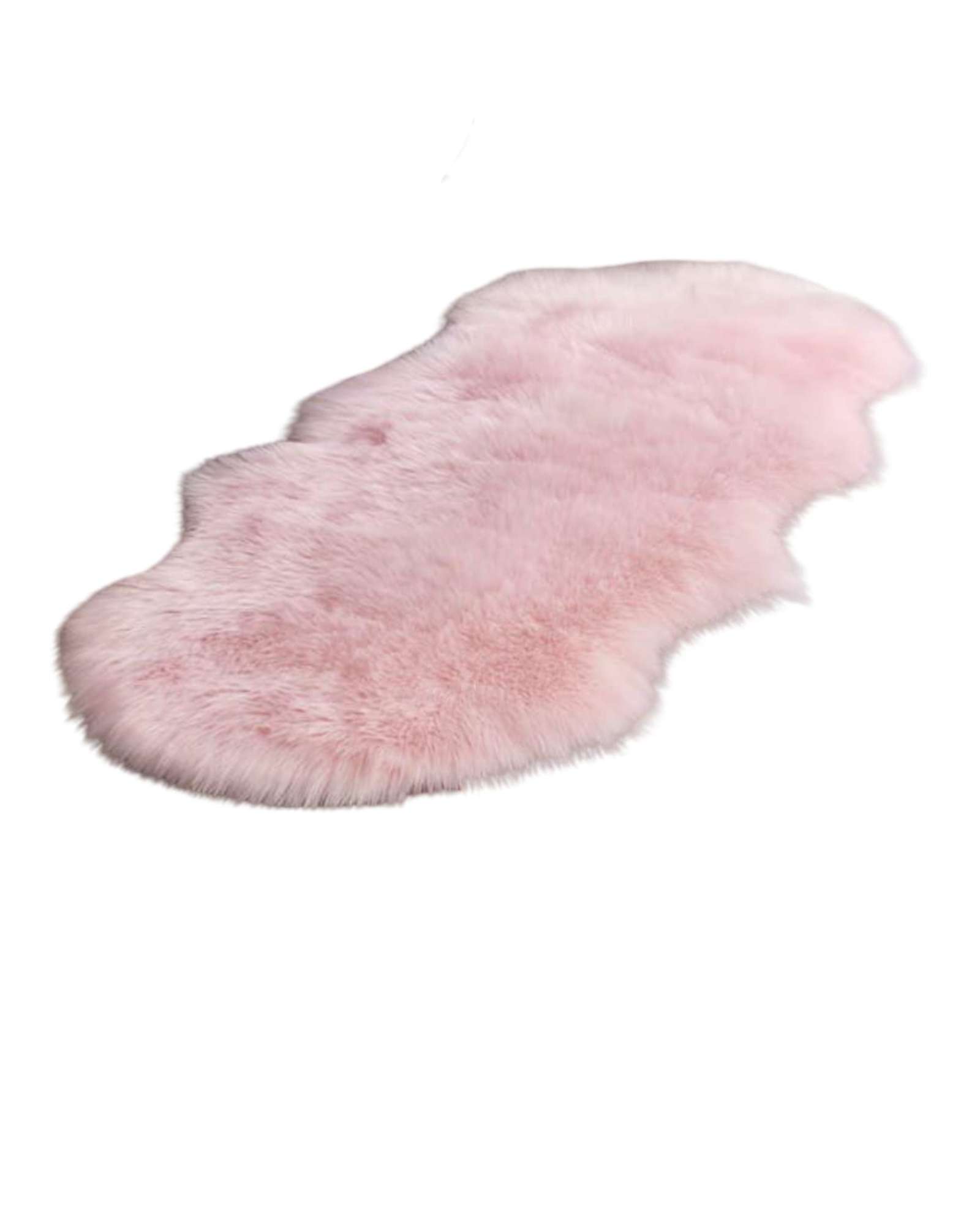 JUEGO DE 2 ALFOMBRA DE PELO DE OVEJA SINTETICO ULTRA SUAVE - 6