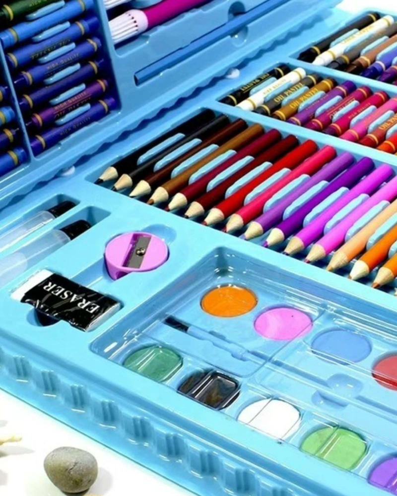 MALETIN DE ARTE INFANTIL TODO EN UNO 168 PIEZAS ESENCIALES - 2