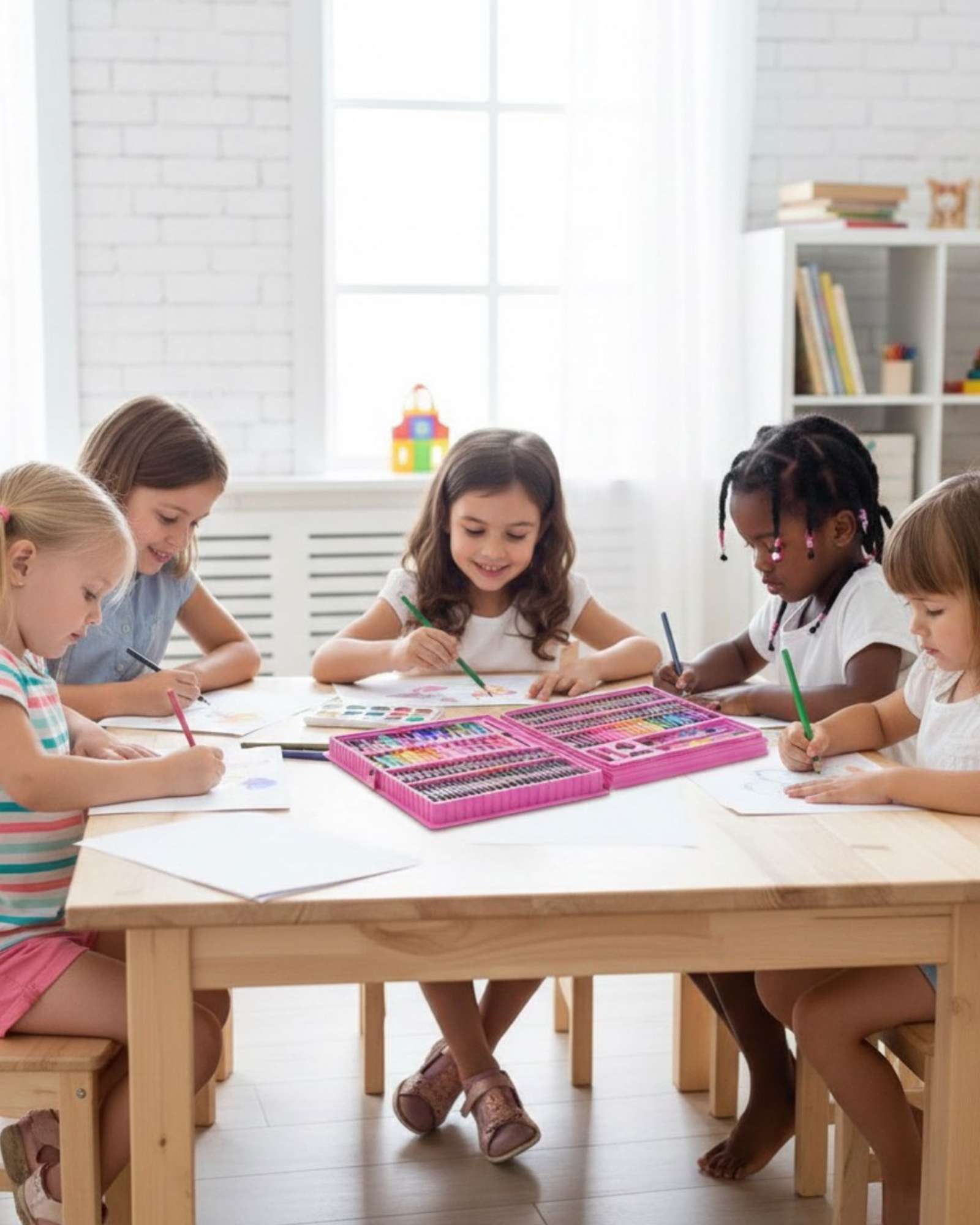 MALETIN DE ARTE INFANTIL TODO EN UNO 168 PIEZAS ESENCIALES - 4