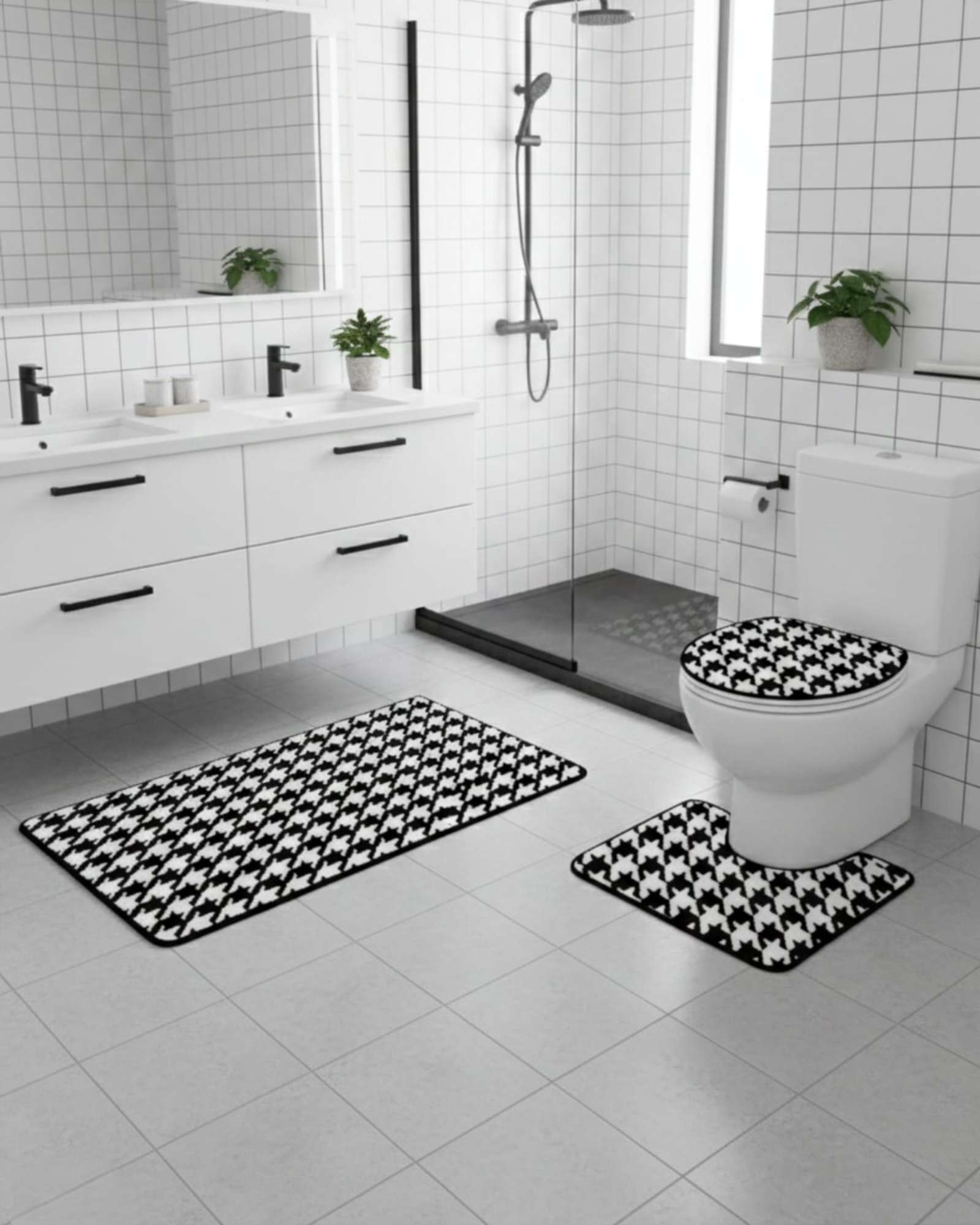 SET DE BAÑO 3 PIEZAS SUAVES Y ABSORBENTES - 1