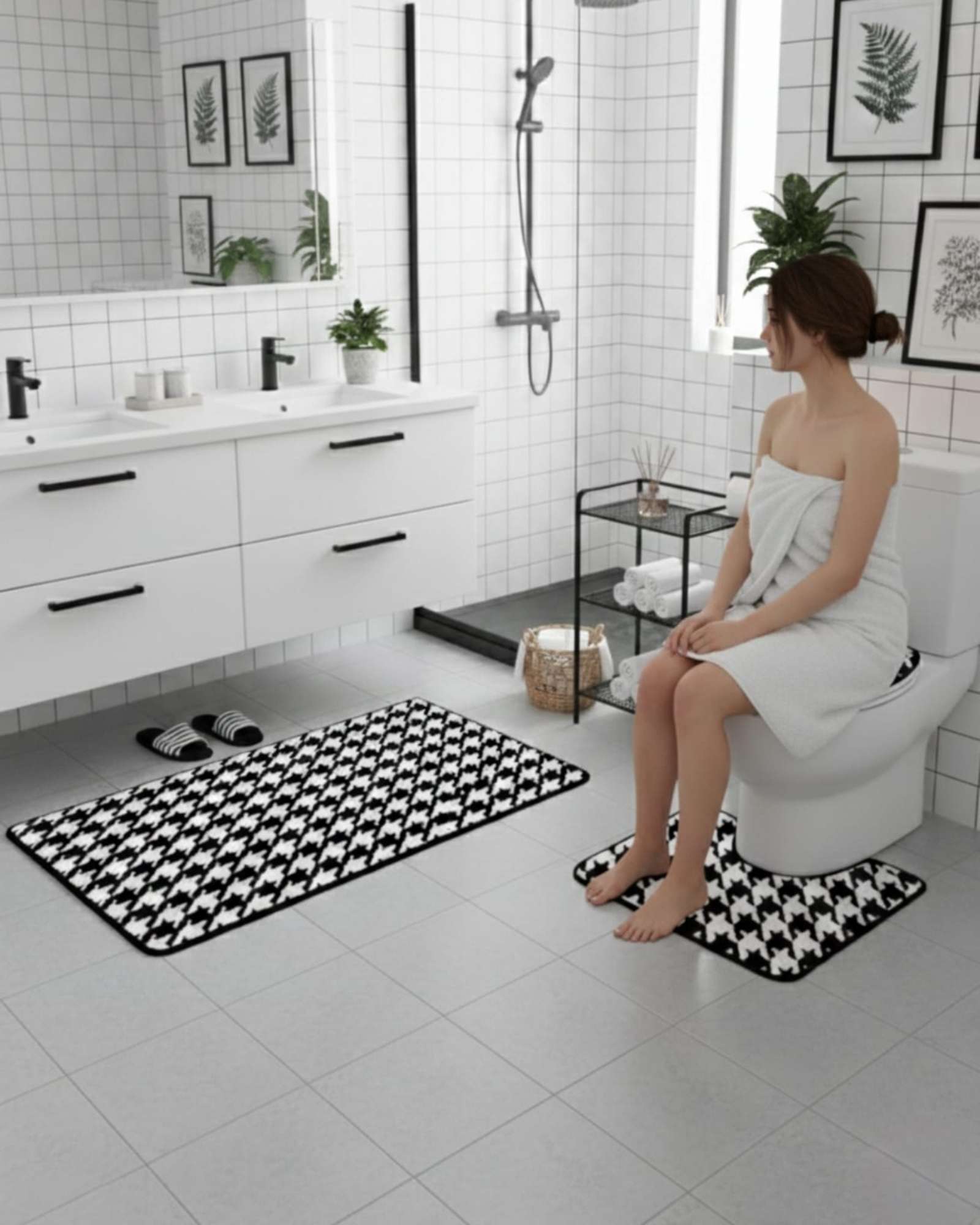 SET DE BAÑO 3 PIEZAS SUAVES Y ABSORBENTES - 5