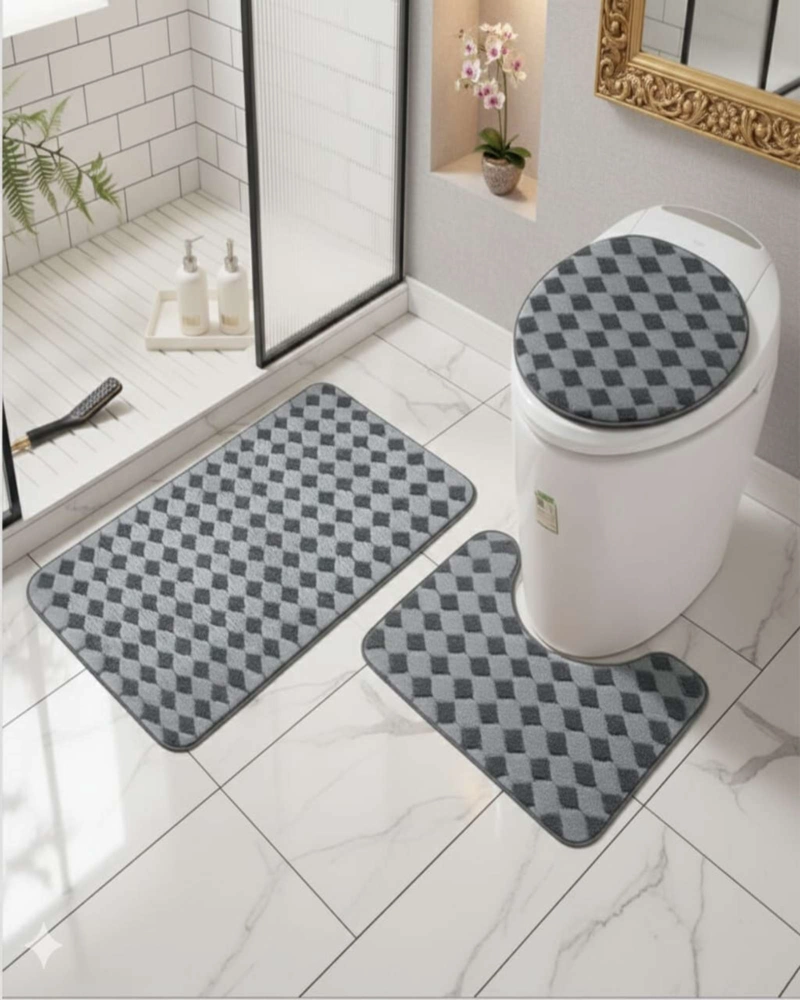 SET DE BAÑO 3 PIEZAS SUAVES Y ABSORBENTES - 1