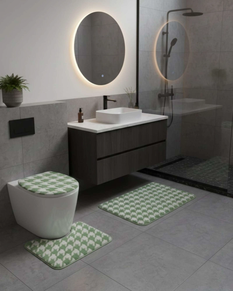 SET DE BAÑO 3 PIEZAS SUAVES Y ABSORBENTES - 2
