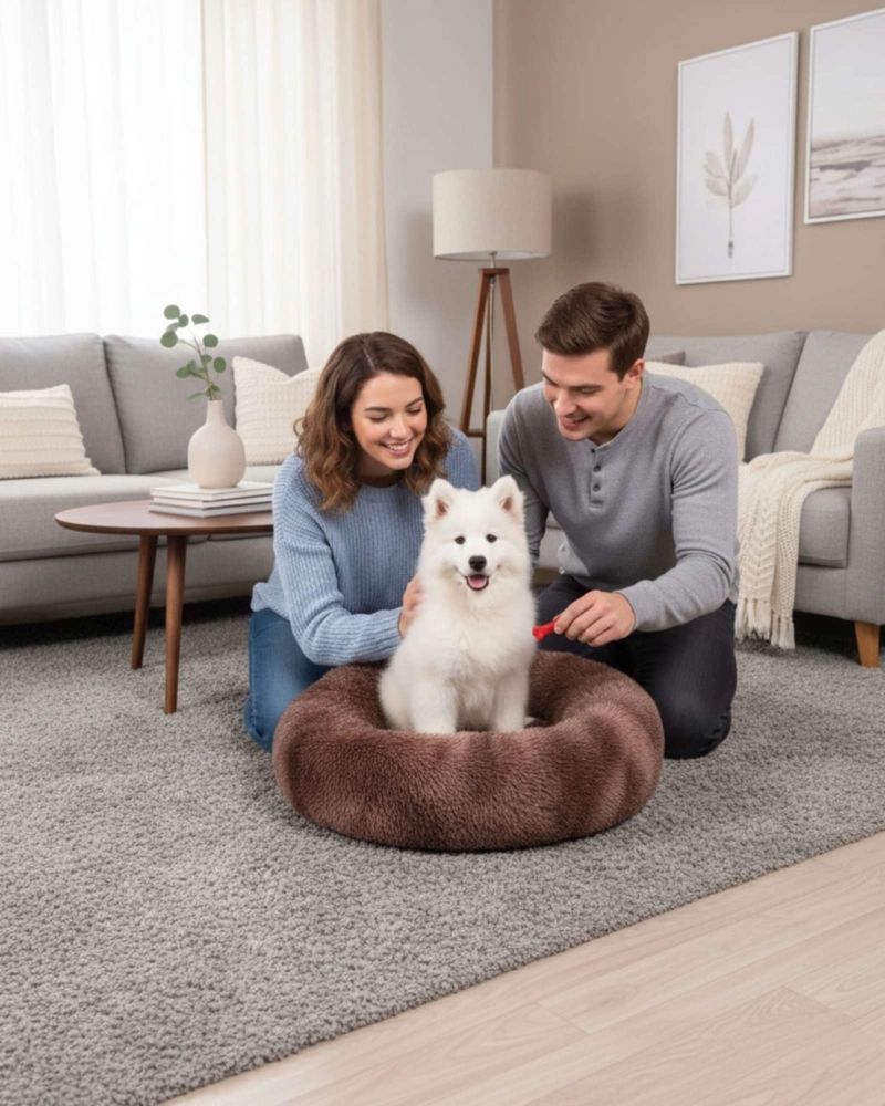 CAMA ACOLCHADA DE ALTA DENSIDAD PARA TUS MASCOTAS 100 CM - 4
