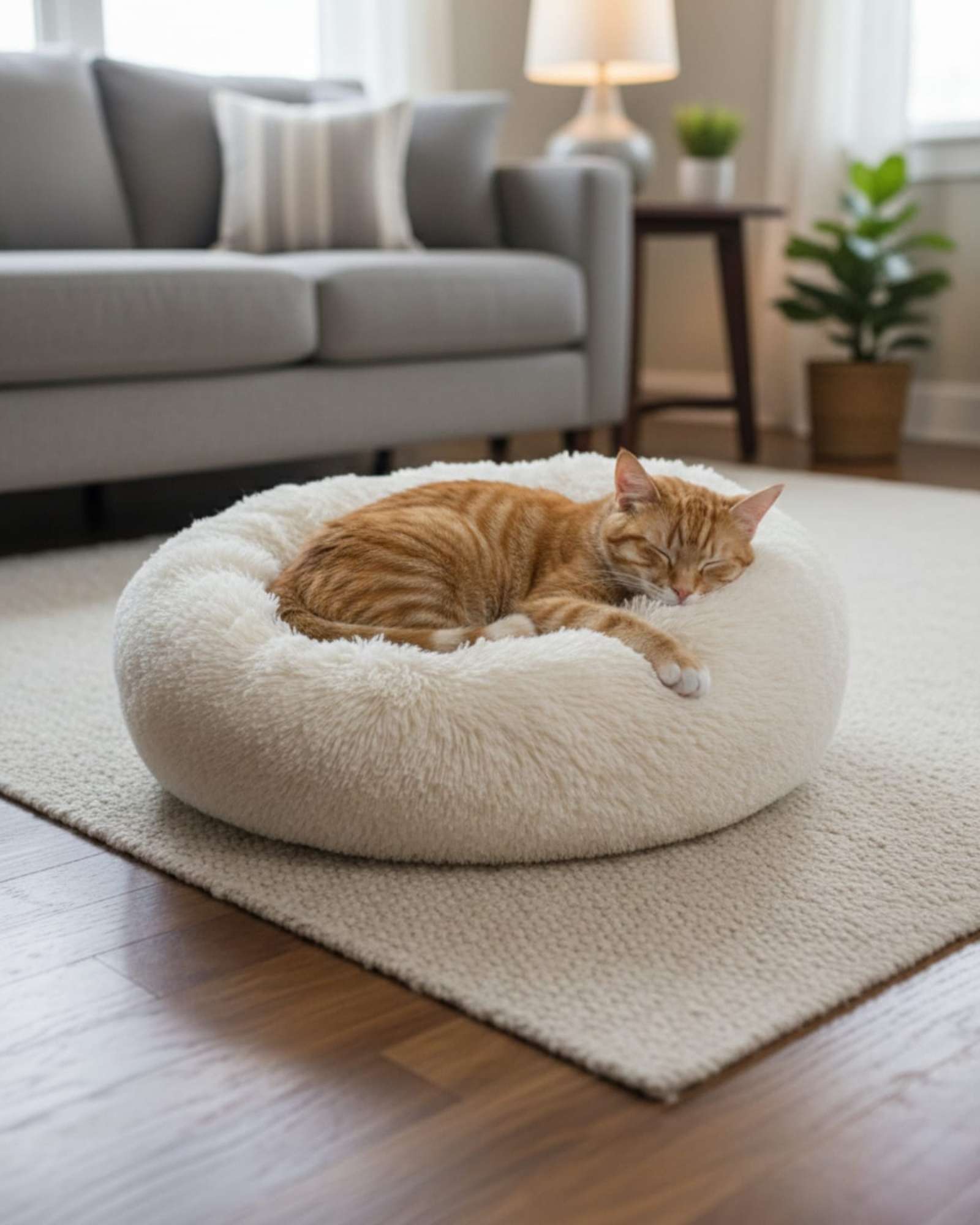 CAMA ACOLCHADA DE ALTA DENSIDAD PARA TUS MASCOTAS 80 CM - 1