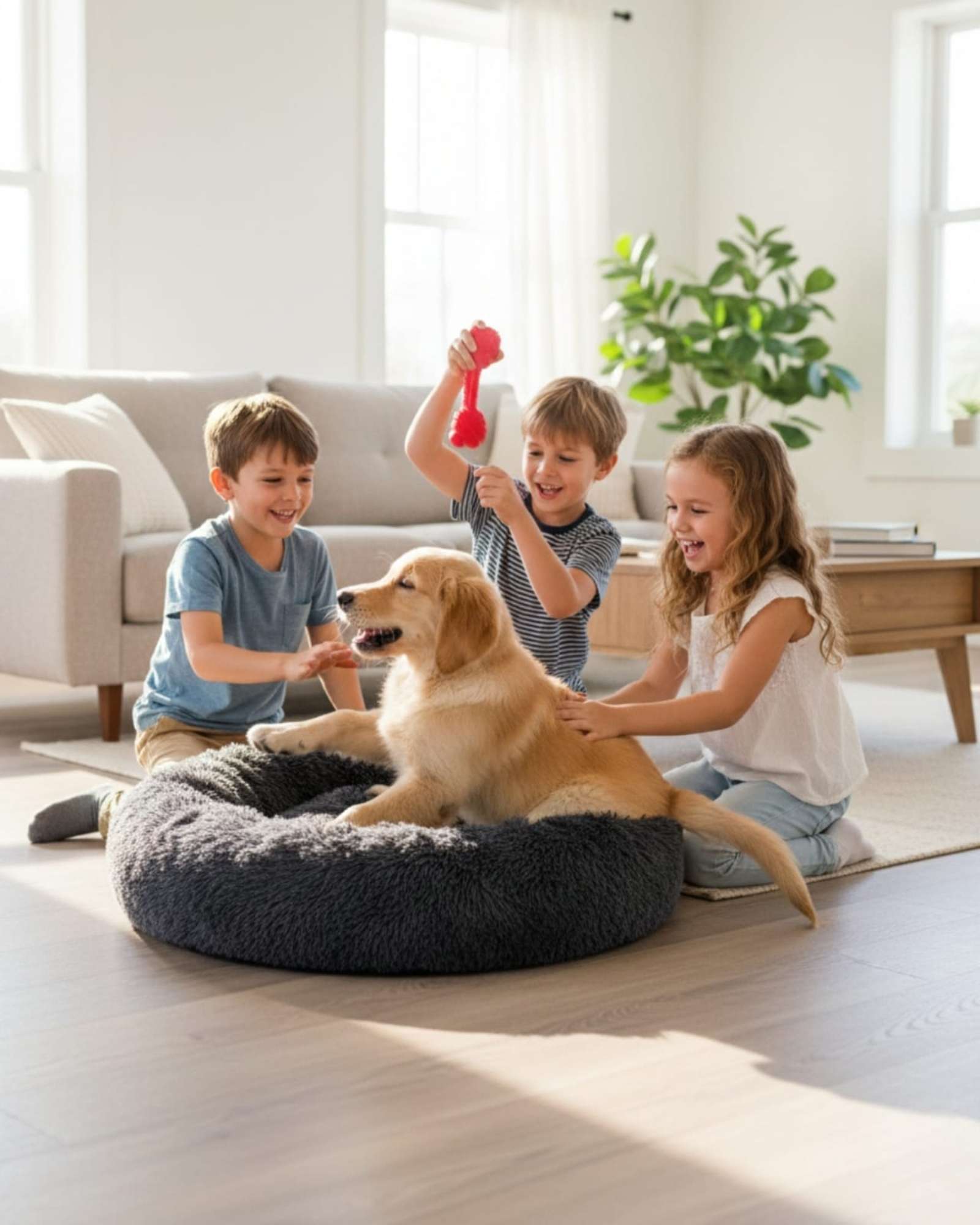 CAMA ACOLCHADA DE ALTA DENSIDAD PARA TUS MASCOTAS 60 CM - 5