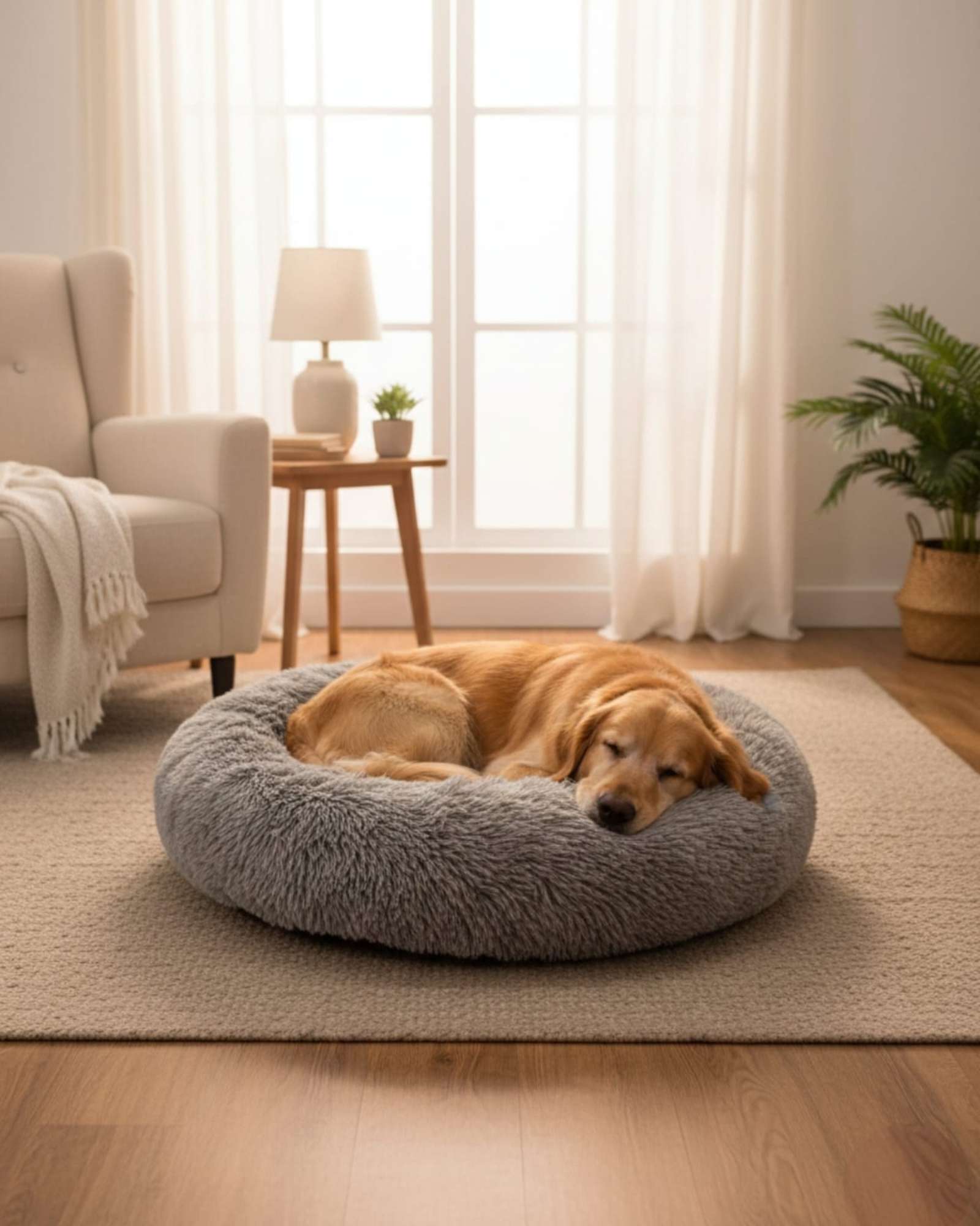 CAMA ACOLCHADA DE ALTA DENSIDAD PARA TUS MASCOTAS 50 CM - 4