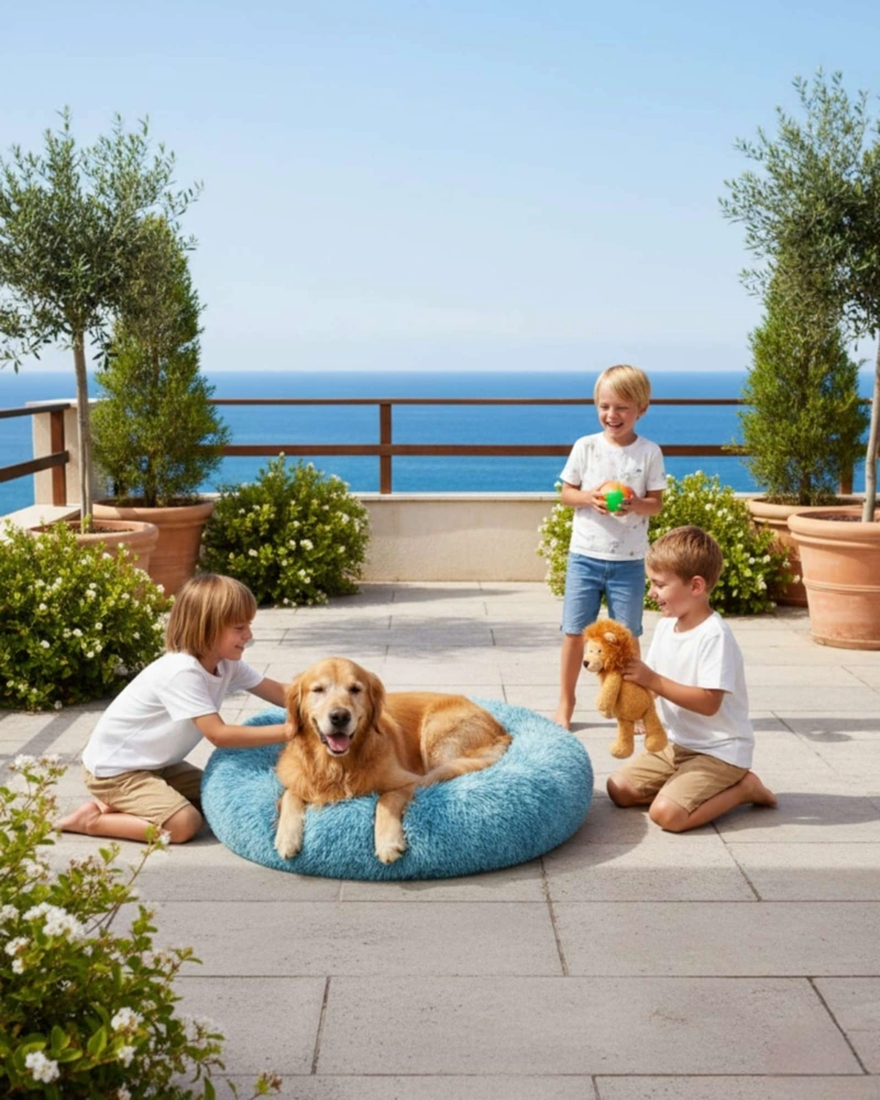 CAMA ACOLCHADA DE ALTA DENSIDAD PARA TUS MASCOTAS 60 CM - 6