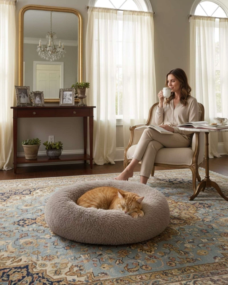 CAMA ACOLCHADA DE ALTA DENSIDAD PARA TUS MASCOTAS 60 CM - 5