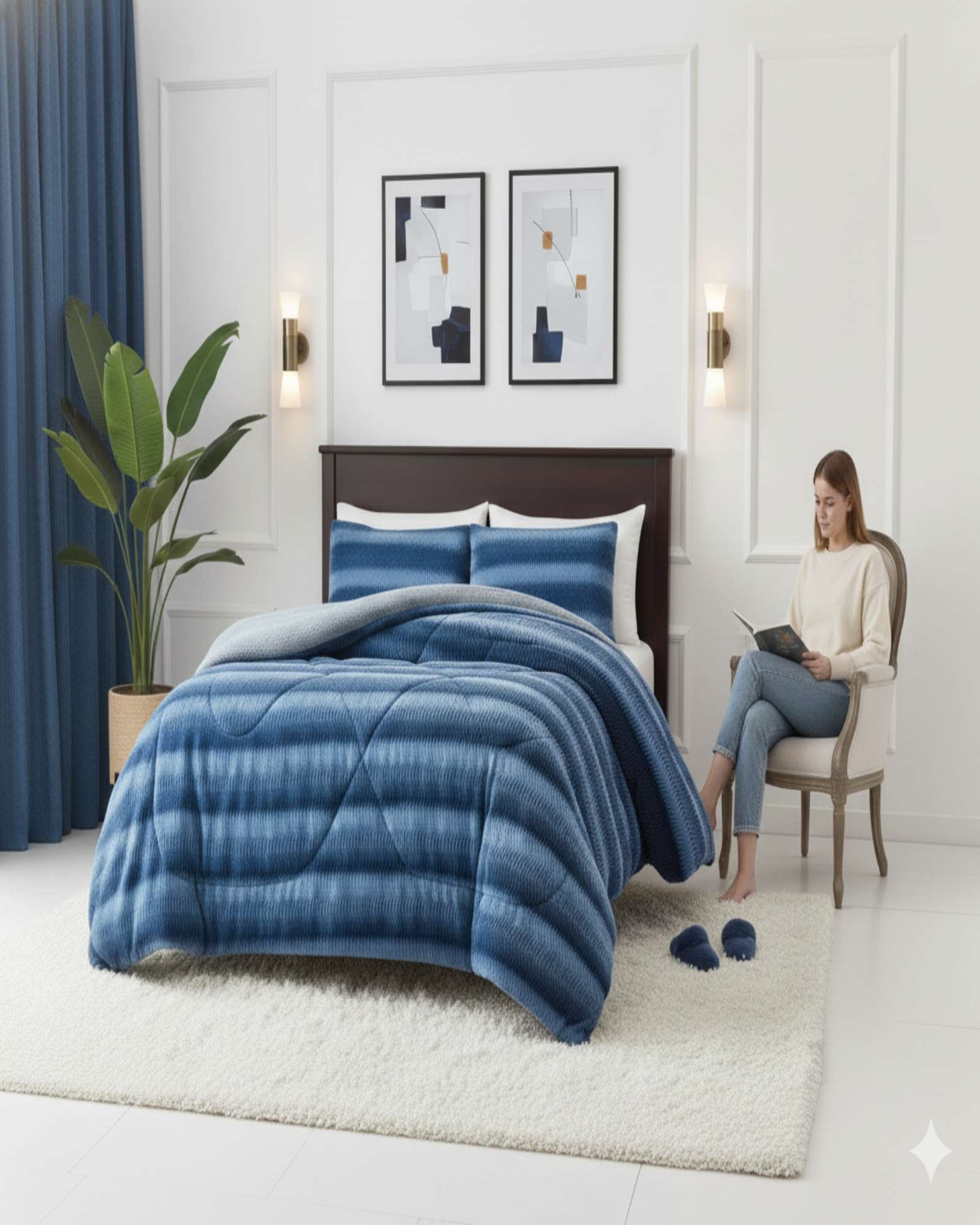 CUBRECAMA2 PLAZAS INVIERNO SOFT TOUCH PREMIUM CHIPORRO - 1