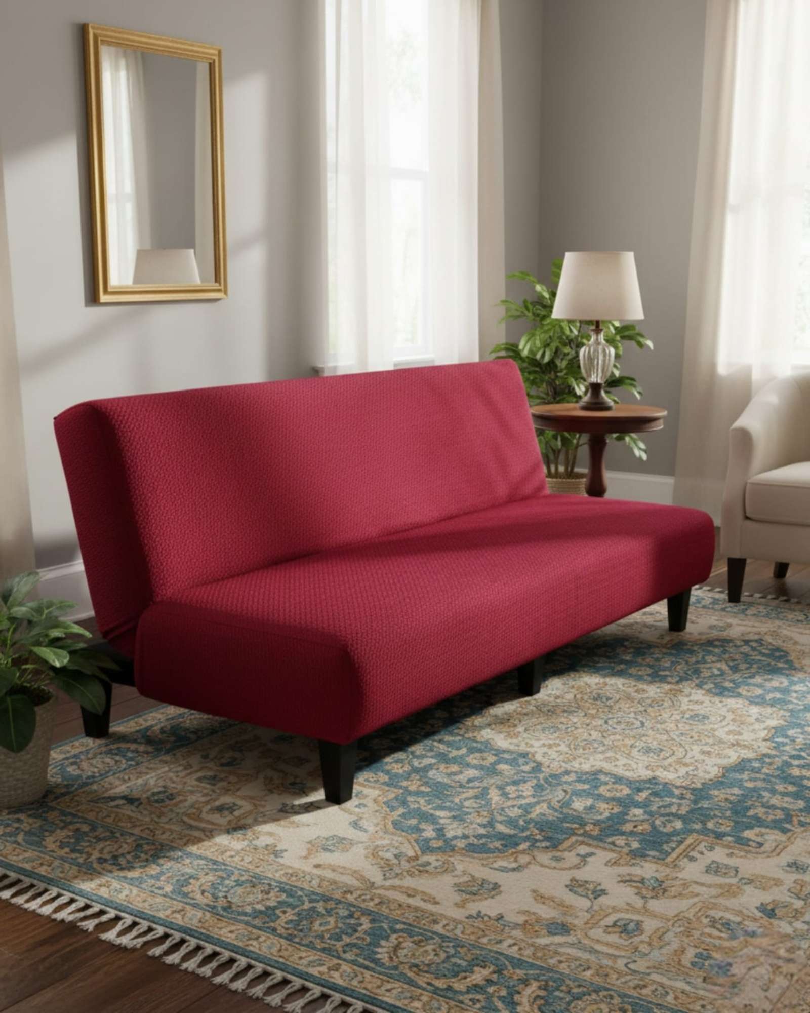 PROTECTOR DE FUTON DE RELIEVE ESCULPIDO RESISTE Y DURADERA - 2