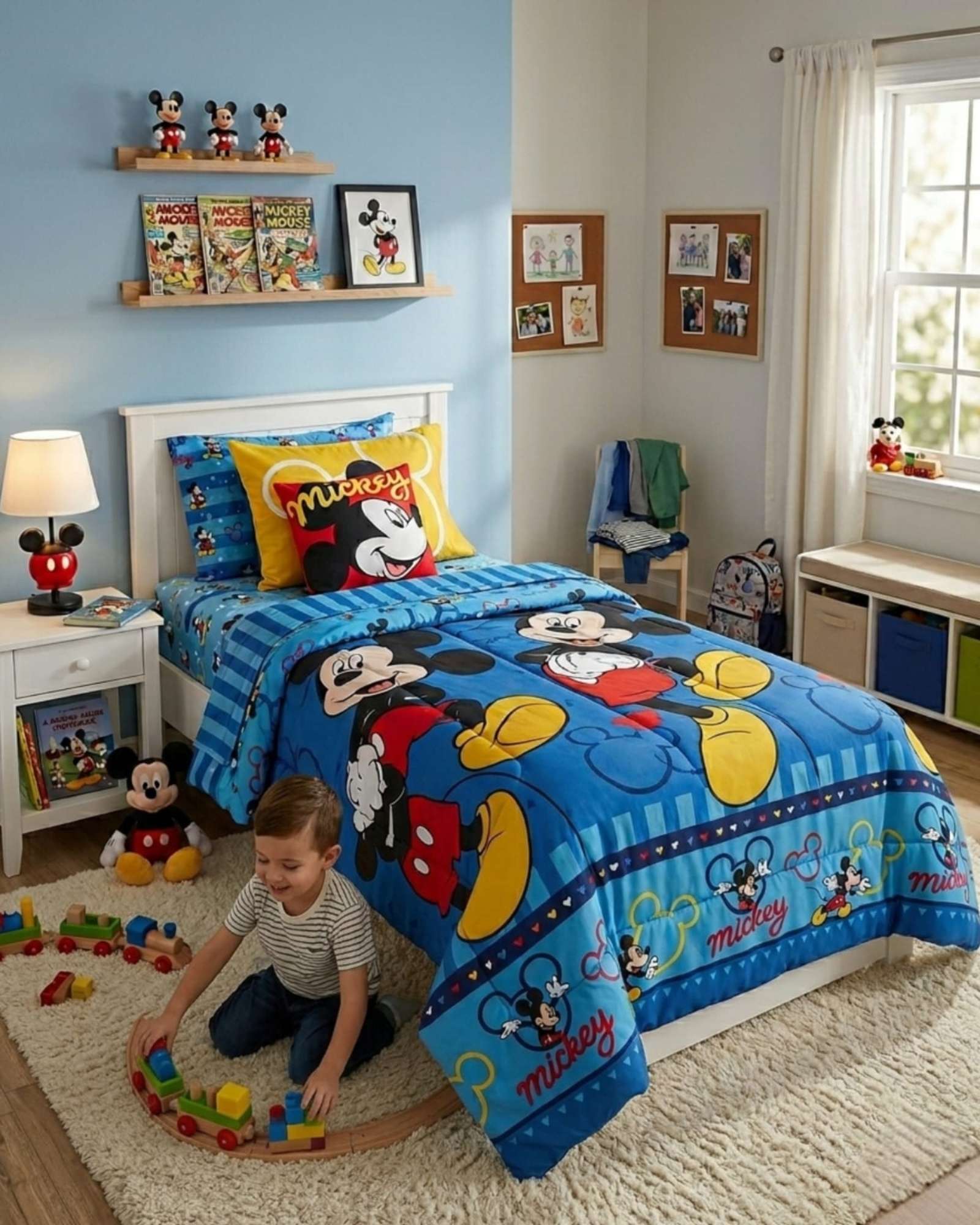 PLUMON RELLENO INFANTIL ESTAMPADO PLAZA Y MEDIA - 5