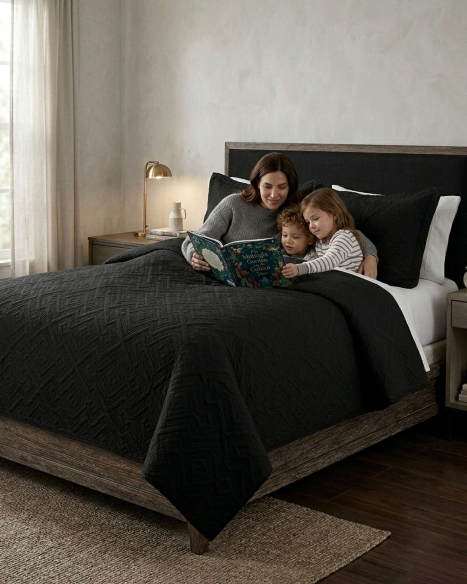 QUILT DE VERANO TRANSPIRABLE, LIGERO Y ELEGANTE KING - 5