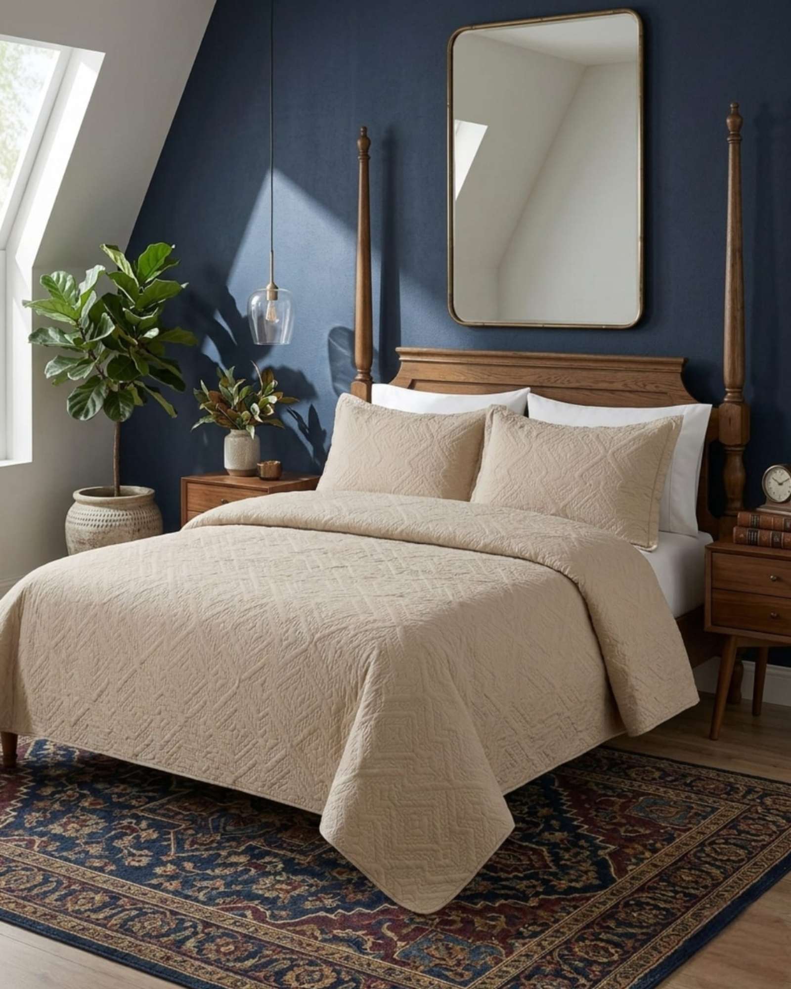 QUILT DE VERANO TRANSPIRABLE, LIGERO Y ELEGANTE KING - 6