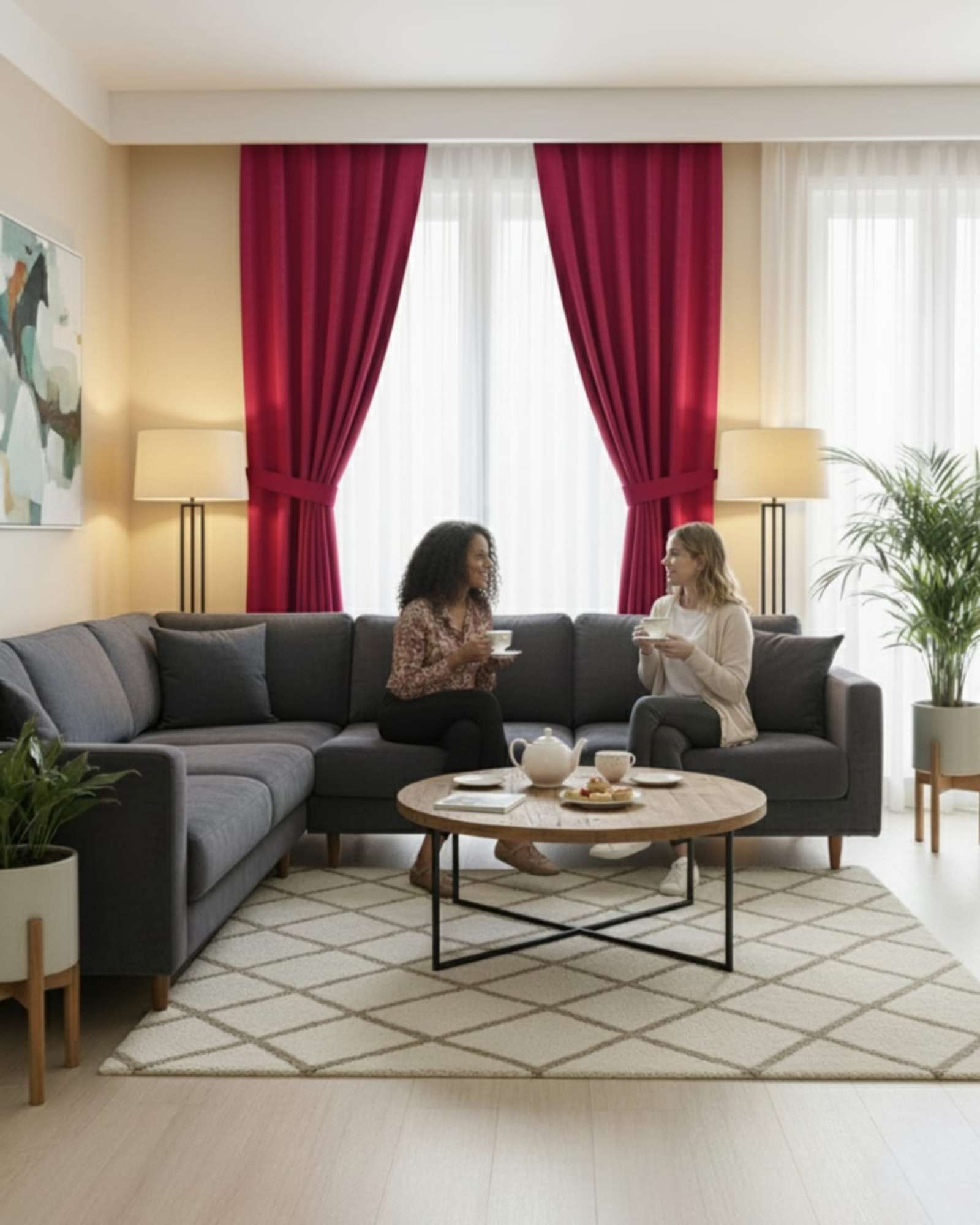 JUEGO DE CORTINAS BLACKOUT PREMIUM ENGOMADAS - 2
