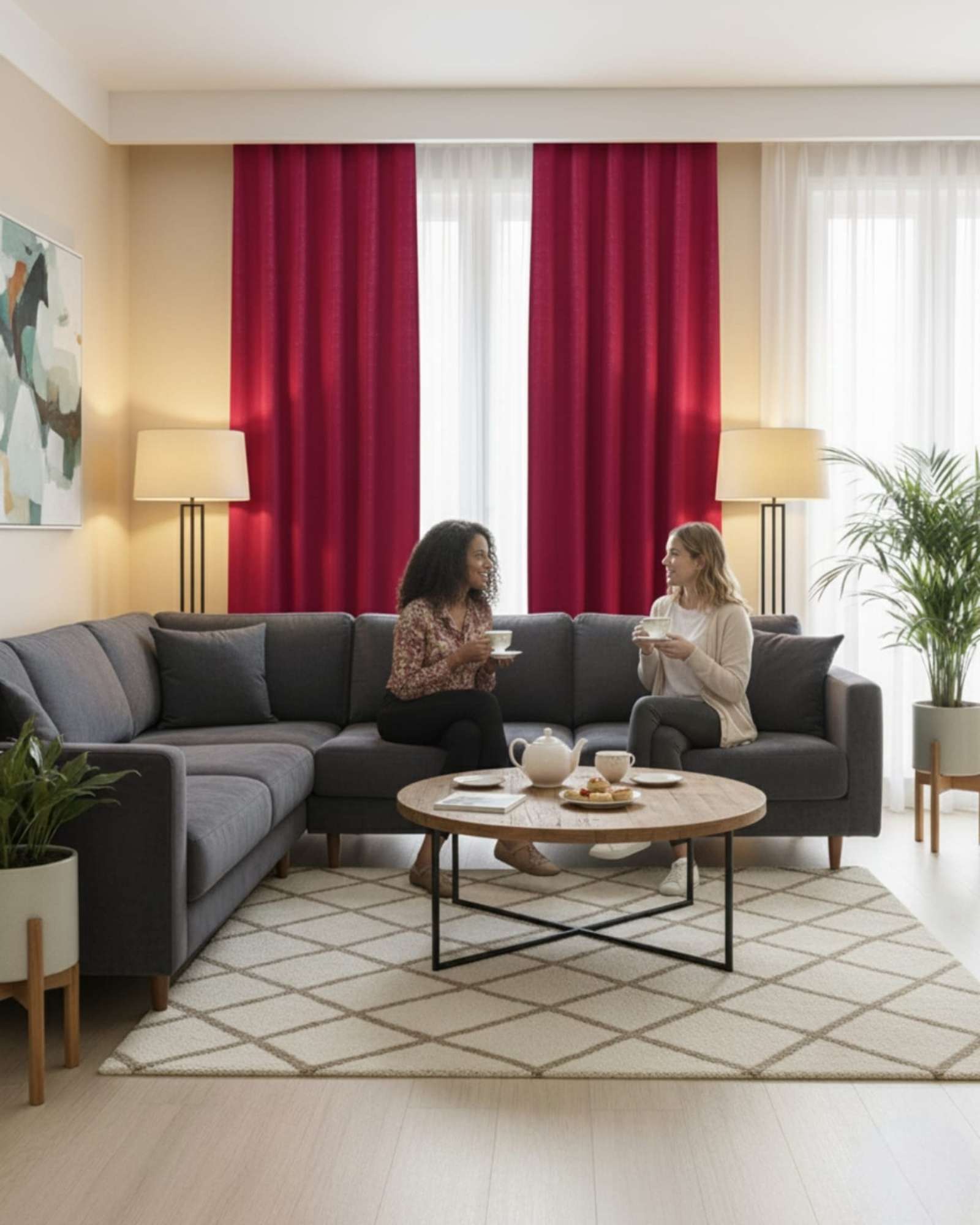 JUEGO DE CORTINAS BLACKOUT PREMIUM ENGOMADAS - 5