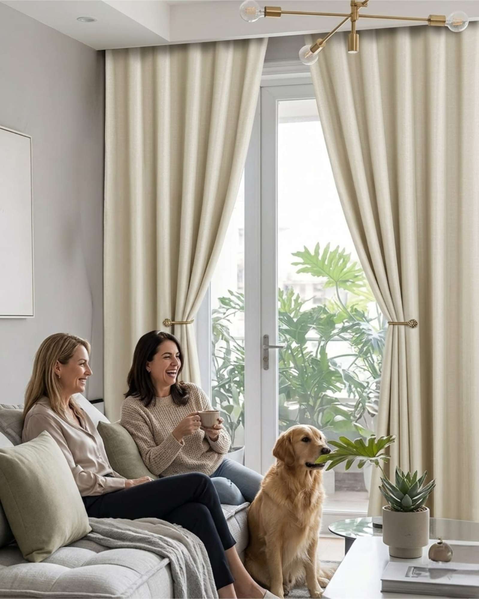 JUEGO DE CORTINAS BLACKOUT PREMIUM ENGOMADAS - 4