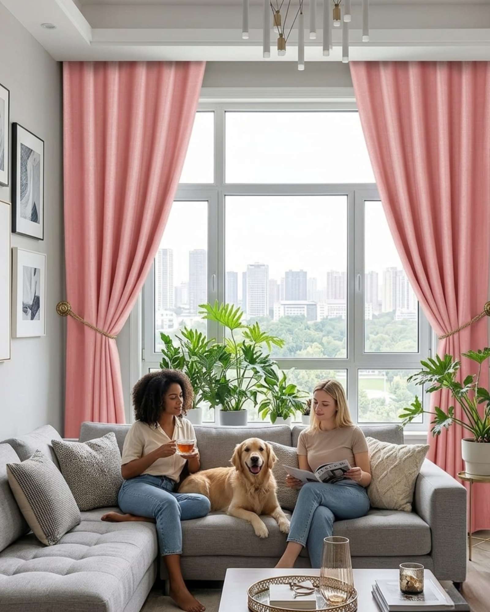 JUEGO DE CORTINAS BLACKOUT PREMIUM ENGOMADAS - 2