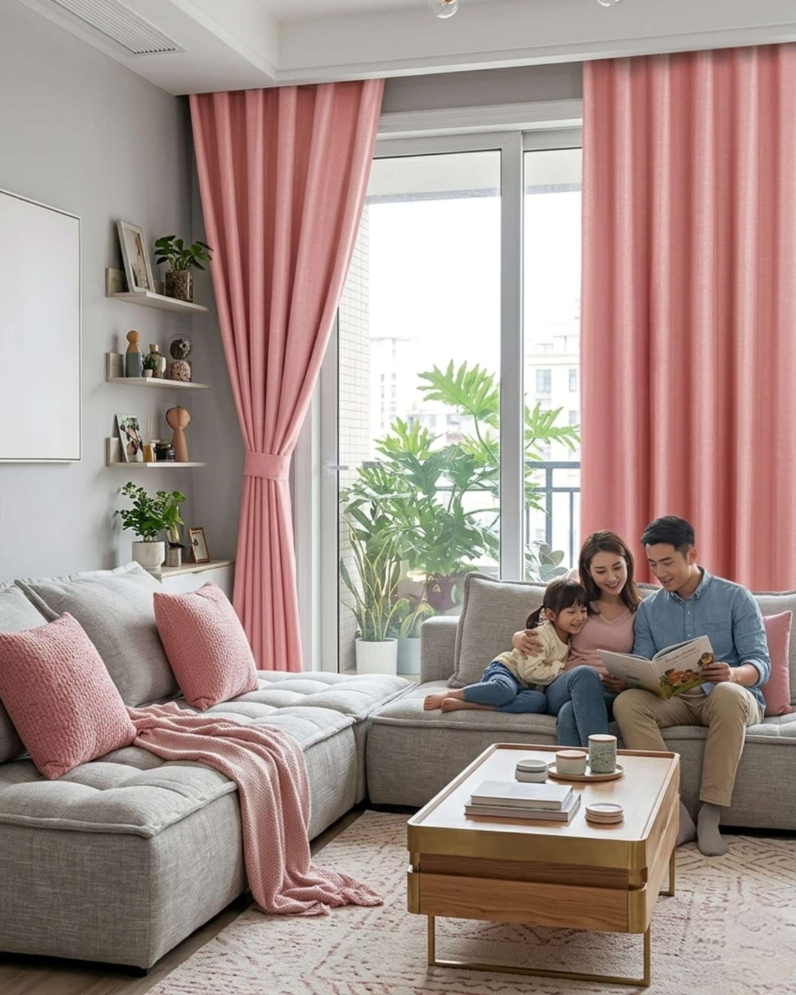 JUEGO DE CORTINAS BLACKOUT PREMIUM ENGOMADAS - 4