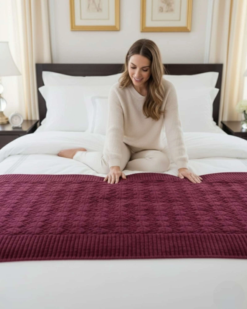 BUFANDA DE CAMA PLUSH PREMIUM CONFORT TERMICO - 5