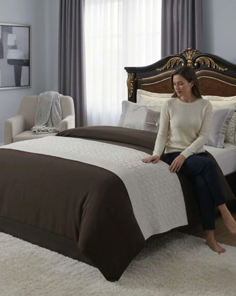 BUFANDA DE CAMA PLUSH PREMIUM CONFORT TERMICO - 2